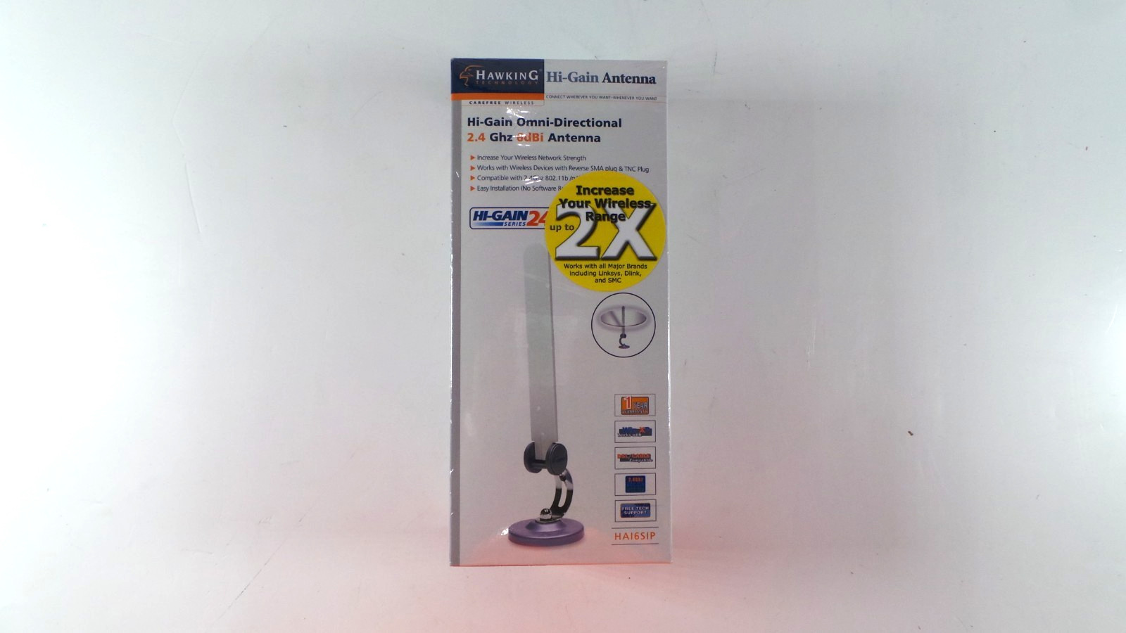 Hawking Technology Hi-Gain 6dB Omni-Directional Wireless Antenna (HAI6SIP)
