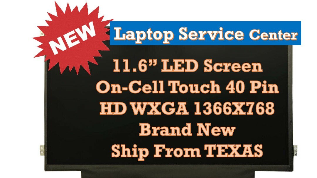 HP Spare Part# M15718-001 LCD LED Touch Screen 11.6" HD Touch Display New