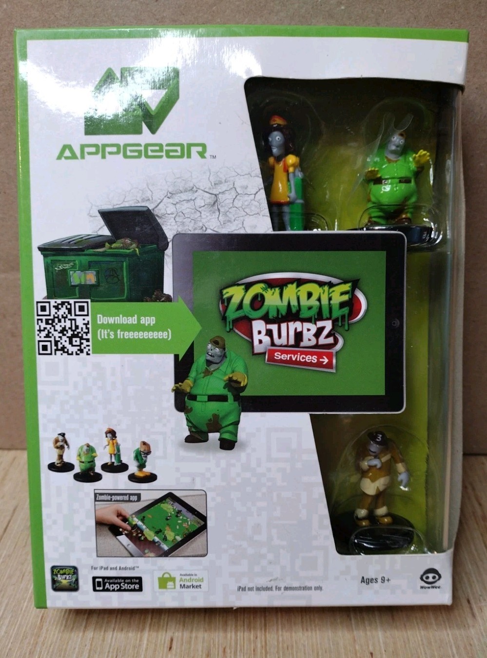 NEW 2011 APPGEAR Zombie Burbz Services Amplified Reality Game iOS iPad Android