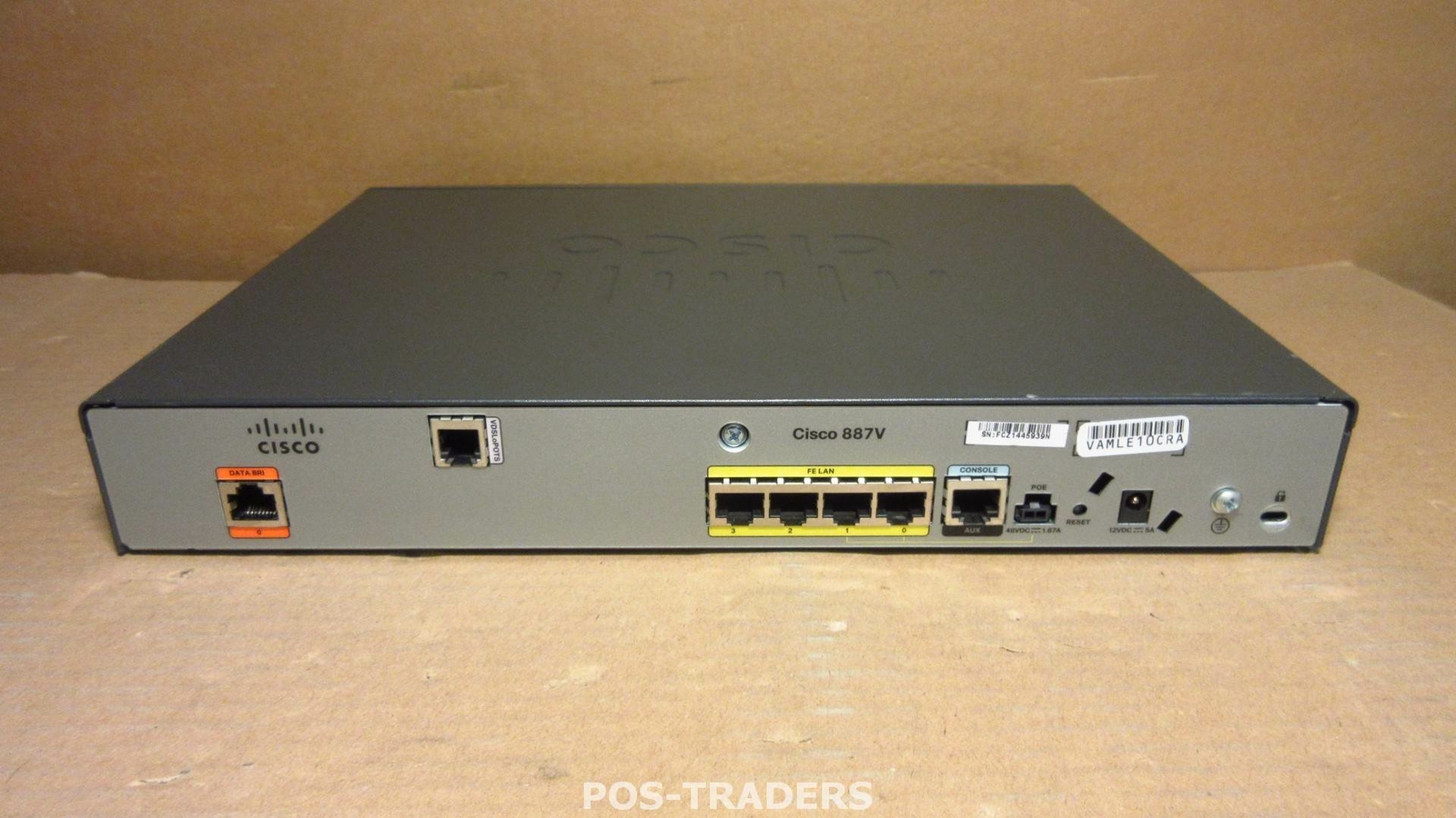 Cisco 887V-SEC-K9 887 VDSL2 over POTS Security Router - 4-Port FE LAN - EXCL PS