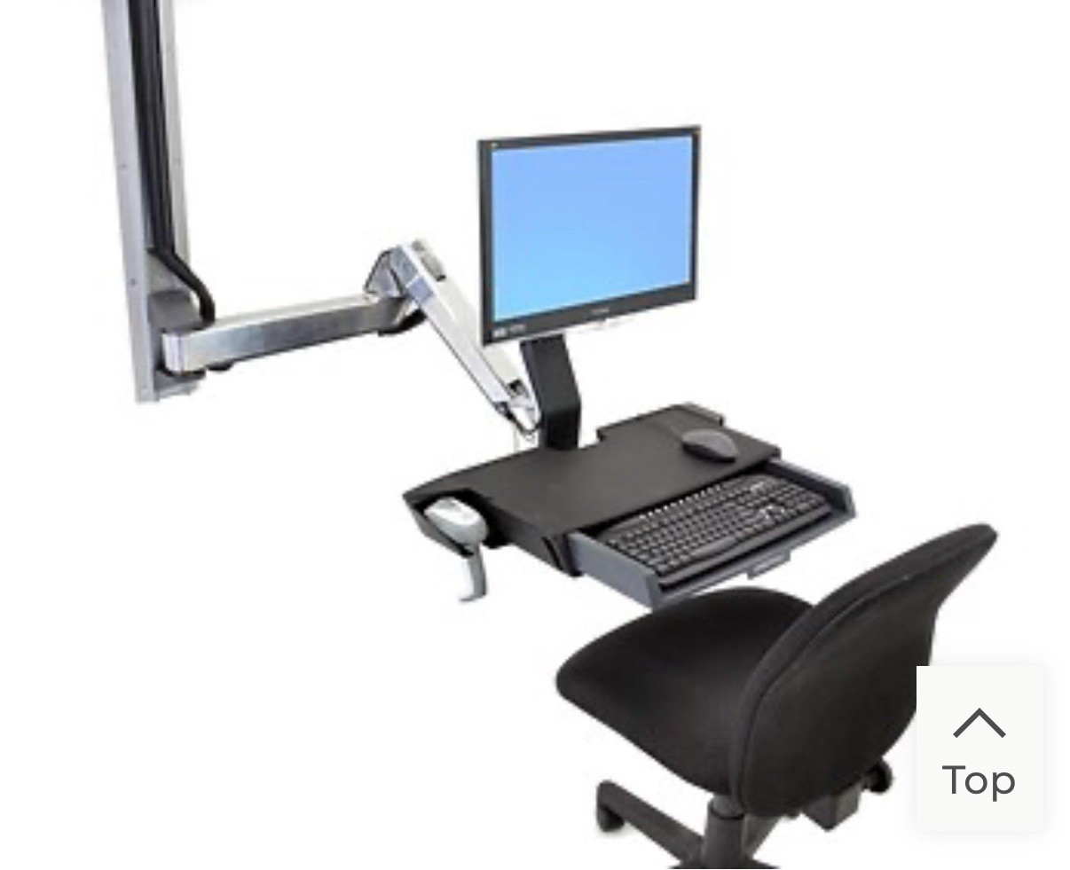 Ergotron - StyleView Sit-Stand Combo Arm Extender 45-261-026