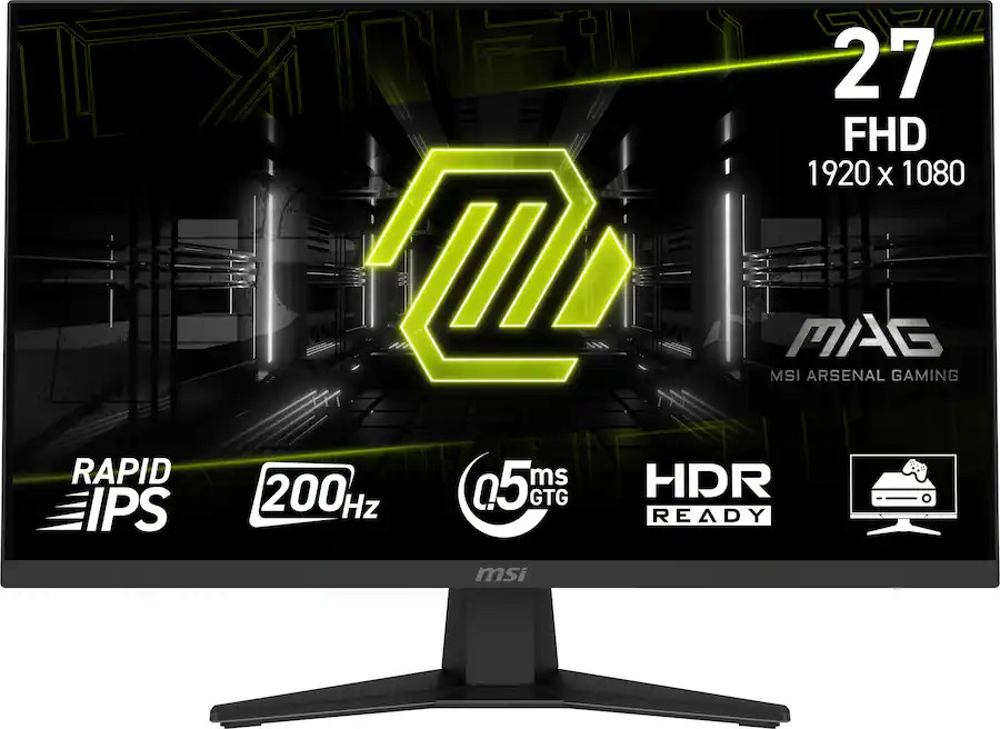 MSI MAG 272F 27"  FHD 200Hz 1920x1080 Gaming Monitor (Black) - New - Unopened