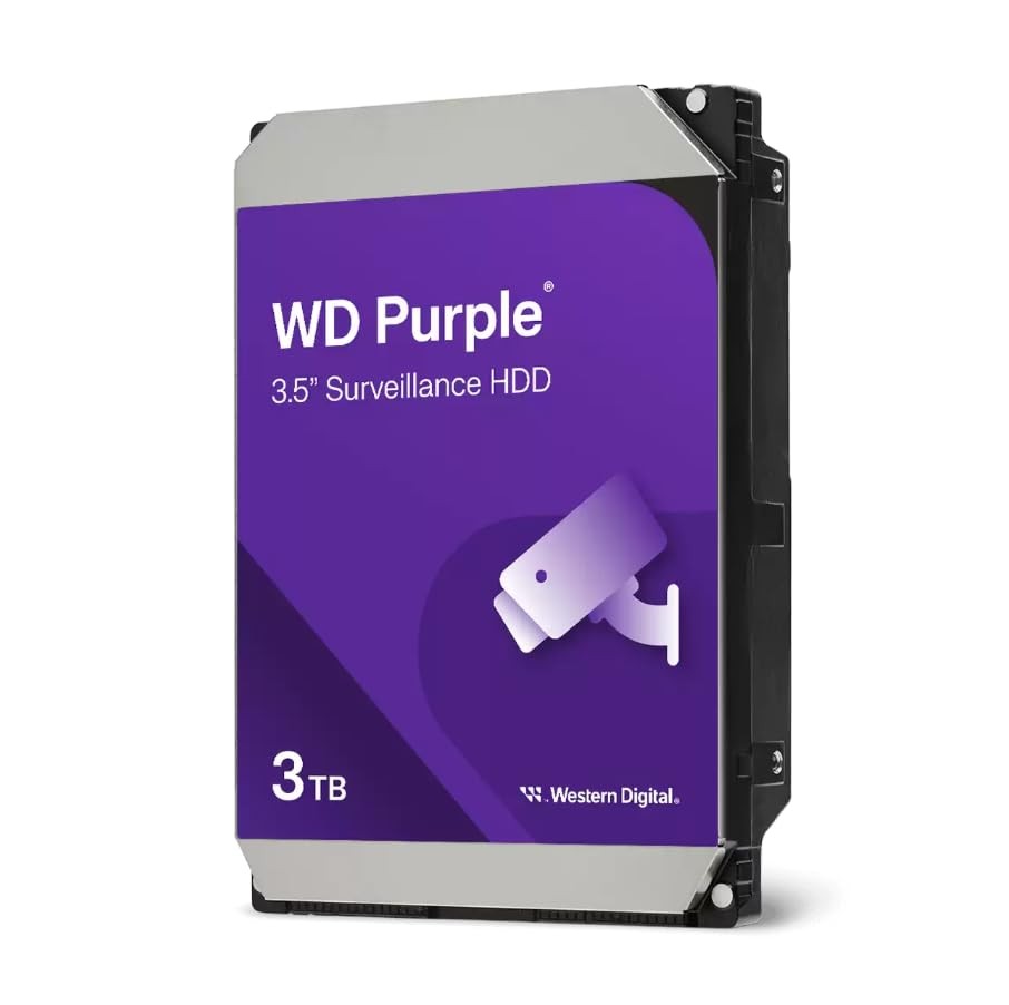 Western Digital WD34PURZ 3TB 3.5" SATA Hard Drive Surveillance
