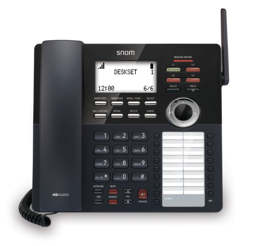 Snom Technology M18-KLE SIP DECT 4-Line Deskset