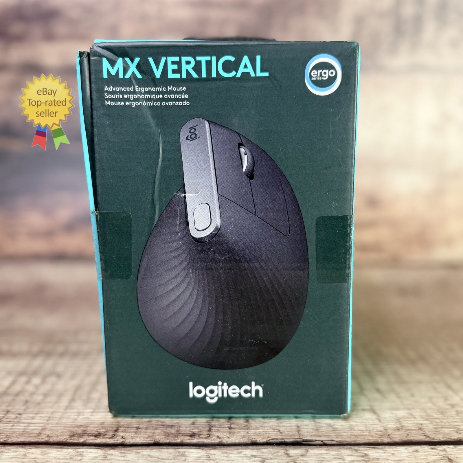 NEW Logitech MX Vertical Advanced Ergonomic Wireless Mouse 910-005447 ⚠️SEALED