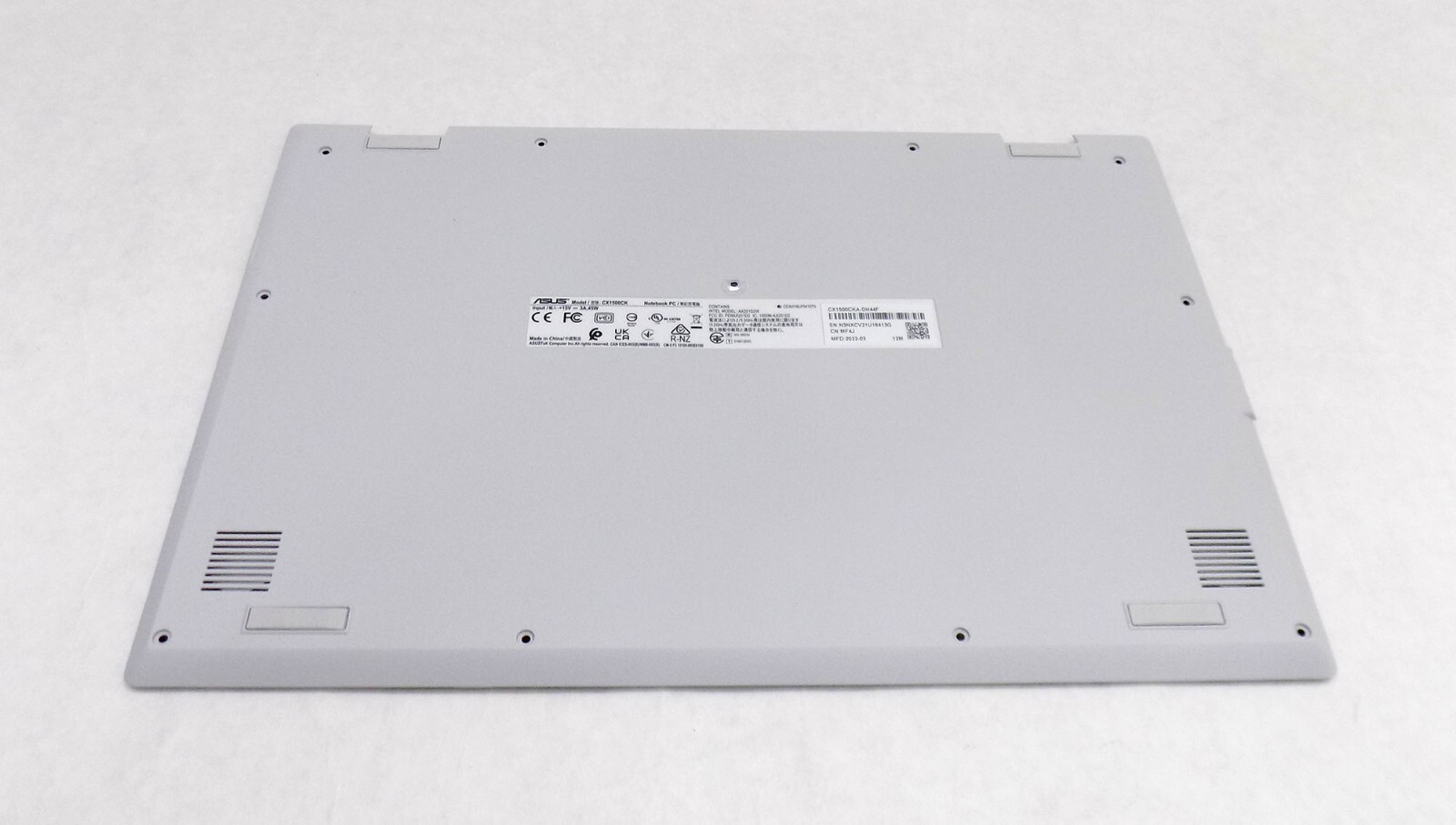 ASUS Notebook CX1500CKA-DH44F Genuine Case Bottom Cover 13N1-D9A0511