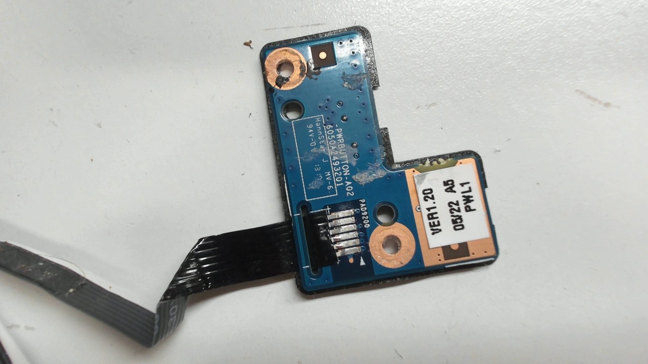 POWER BUTTON BOARD