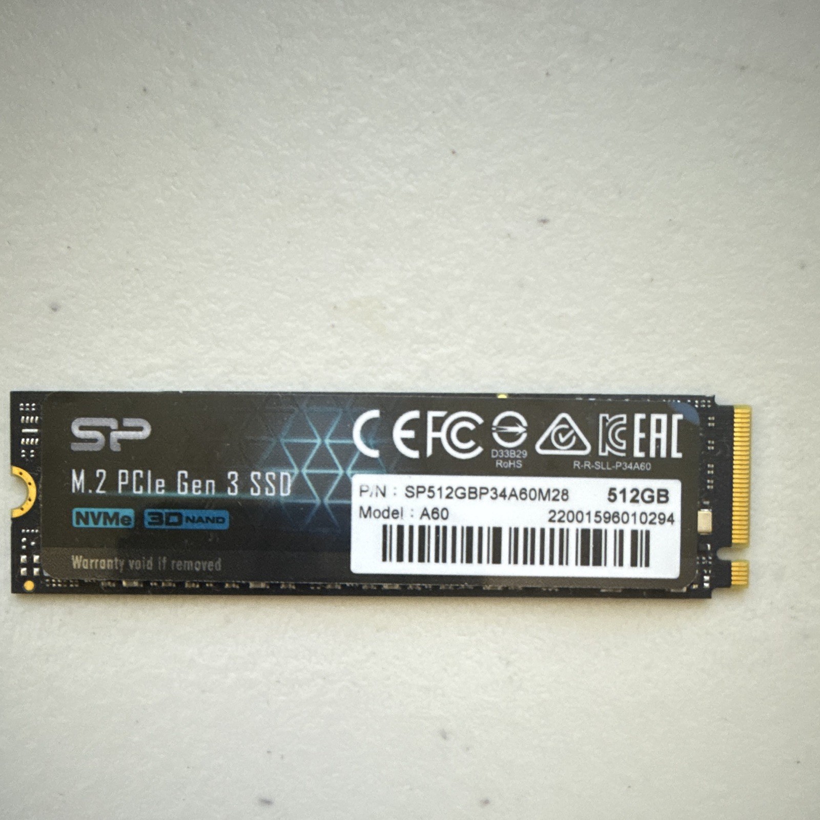 Silicon Power A60 512GB NVMe PCIe Gen 3 M.2 Internal SSD SP512GBP34A60M28 Tested