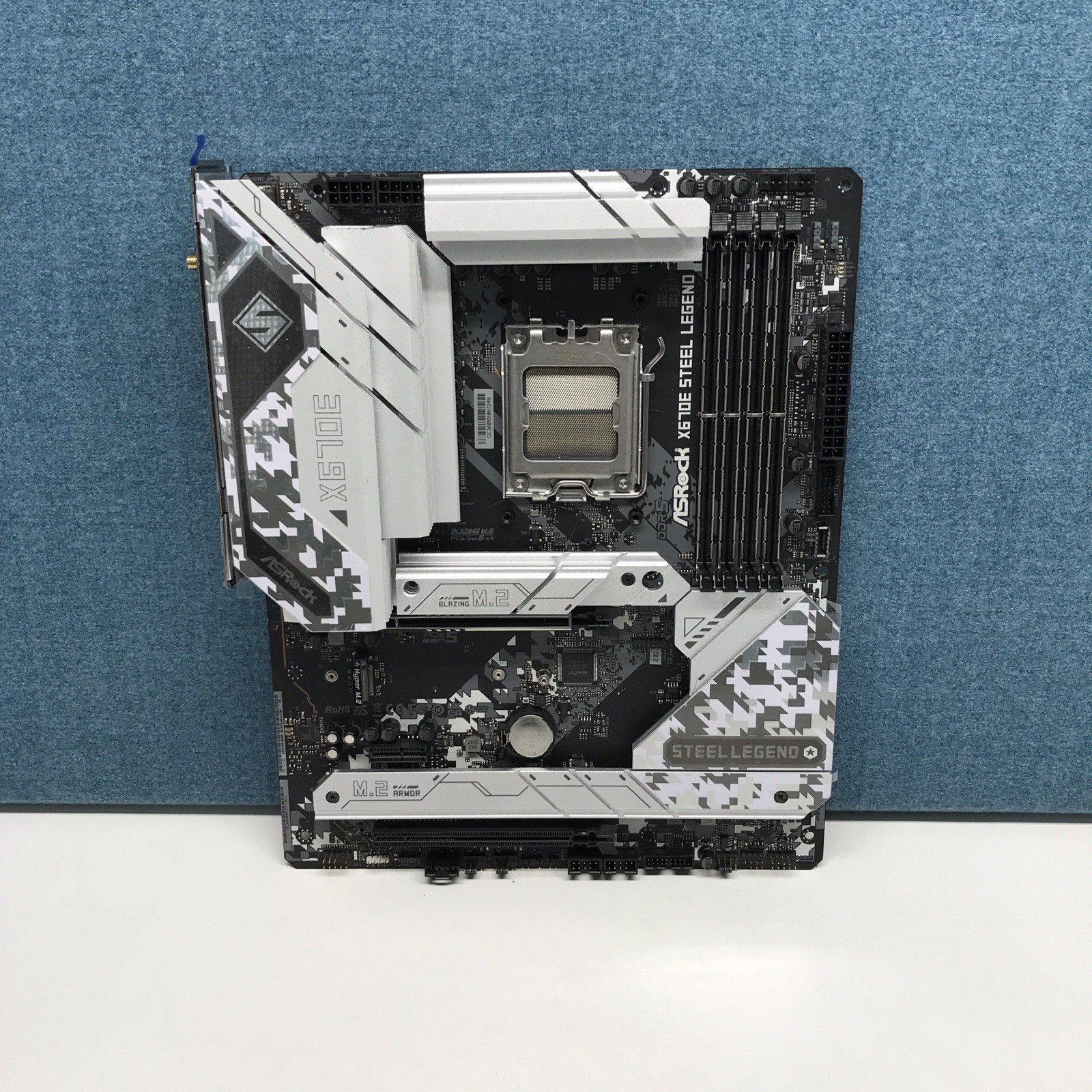 AS IS FOR PARTS    ASRock X670E Steel Legend AM5 Motherboard ATX DDR5 Pin Damage
