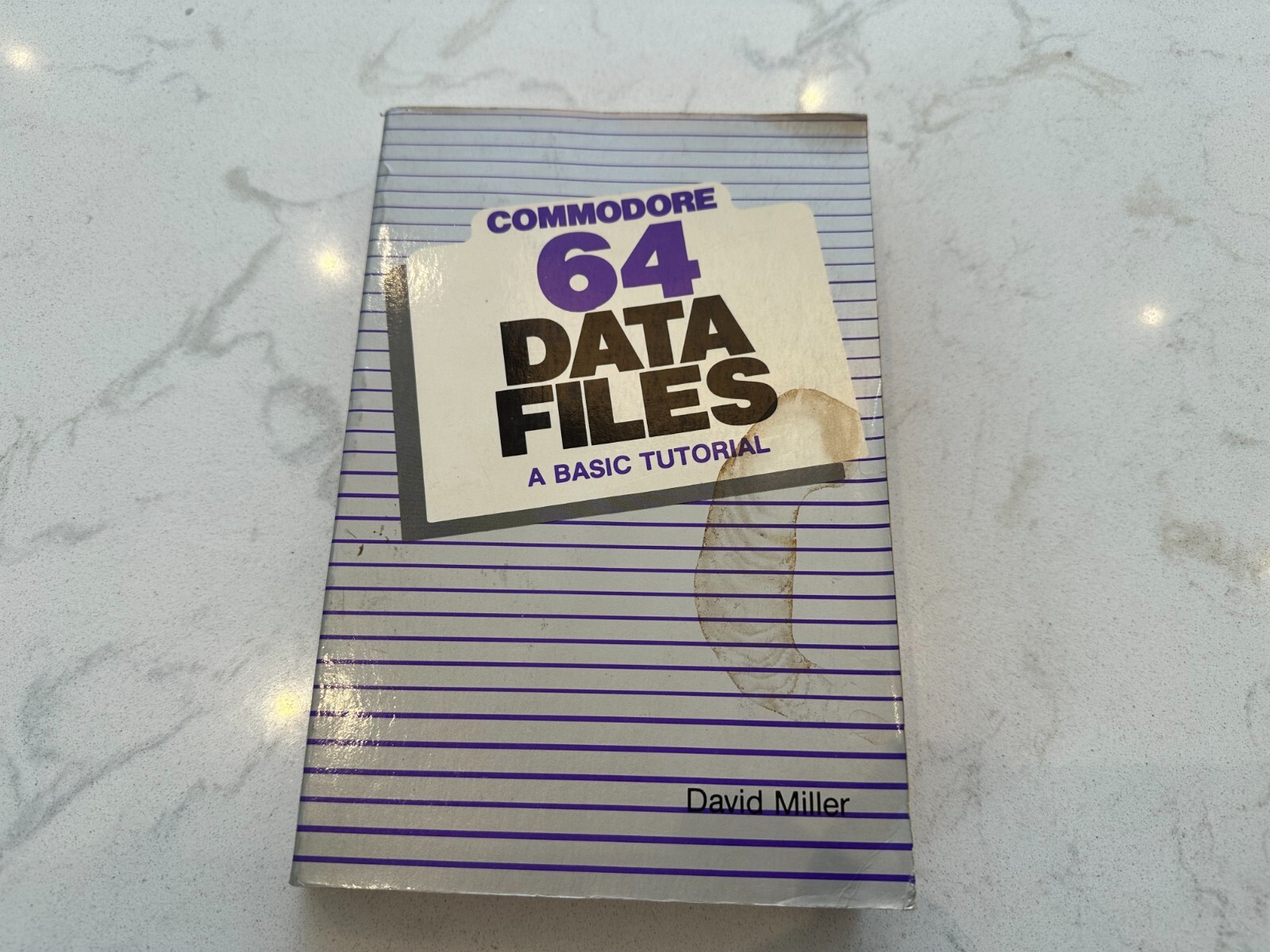 Commodore 64 Data Files A Basic Tutorial Vintage Book by David Miller