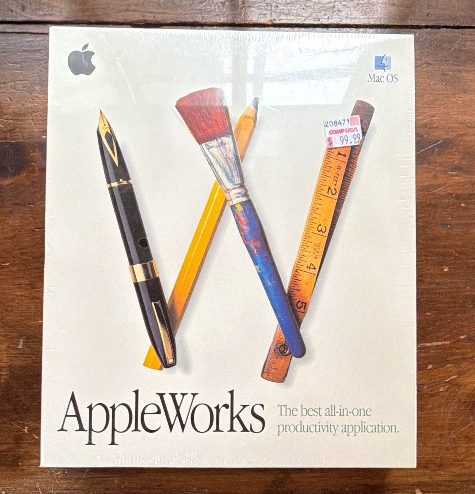 Apple AppleWorks 5 Office Software CD for Mac OS/Windows 95 NT 4.0 English