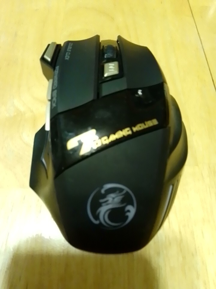 iMice GW-X7 7 Buttons RGB Wireless Mouse for Computer Mute Ergonomic Gaming Mice