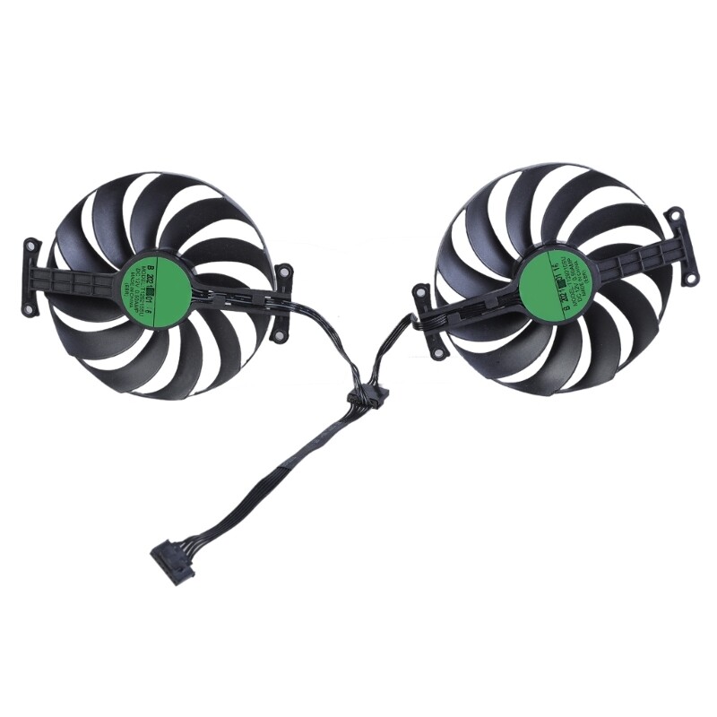 2Pcs T129215SU Video Card Fan Graphics Card Cooling Graphics Card Radiators