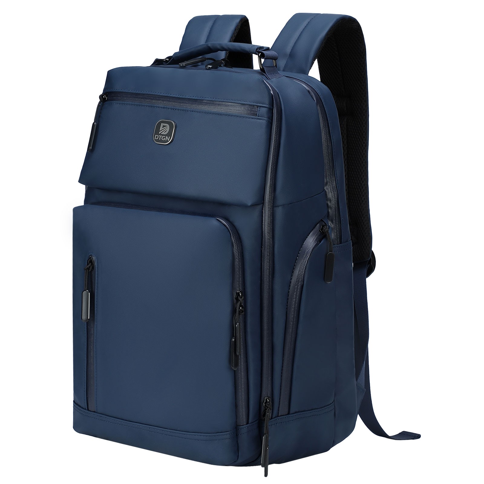 Large Capacity Water Resistant Laptop Backpack, 17 Inch for Business, Blue