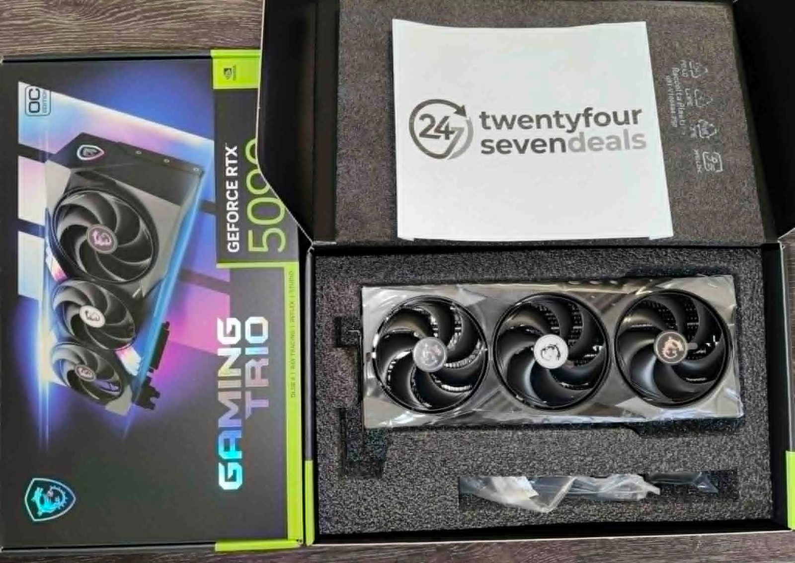 MSI Gaming Trio OC GeForce RTX 5090 GPU - No PCB, Core & VRAM (PARTS)
