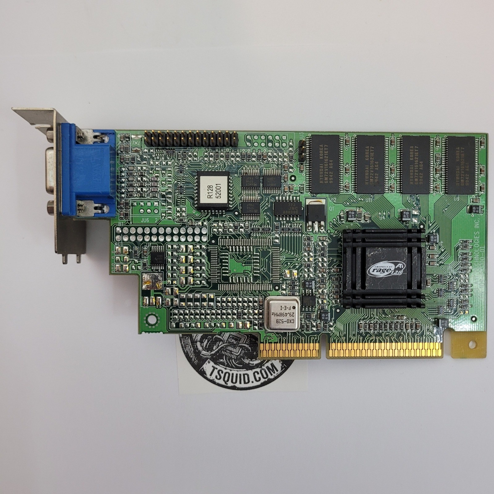 ATI Rage 128 AGP 16MB Video Graphics Card 109-52000-01 Vintage 1998 VGA