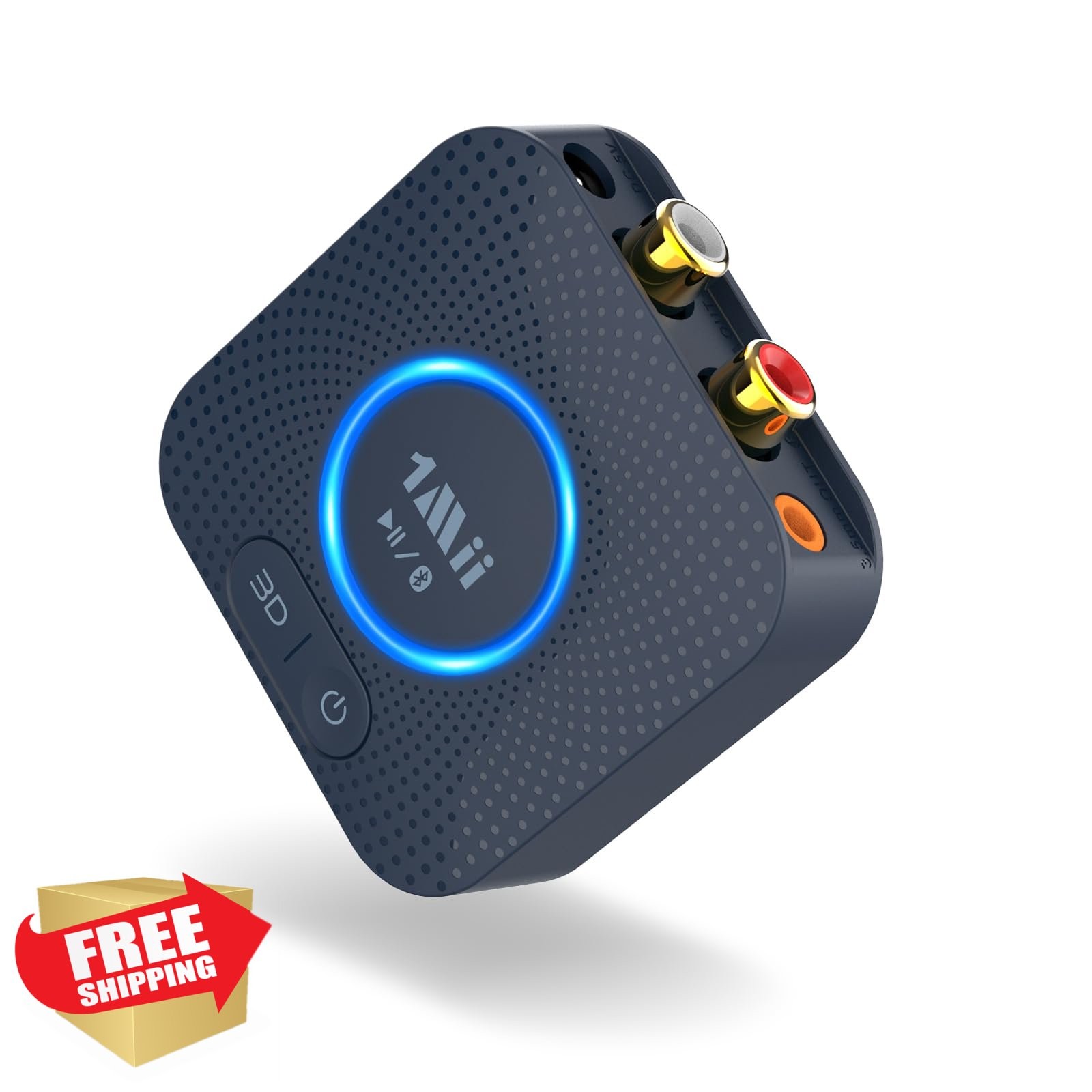 1Mii B06HD Bluetooth 5.3 Receiver Home Stereo aptX HD Audio Adapter 3.5mm RCA