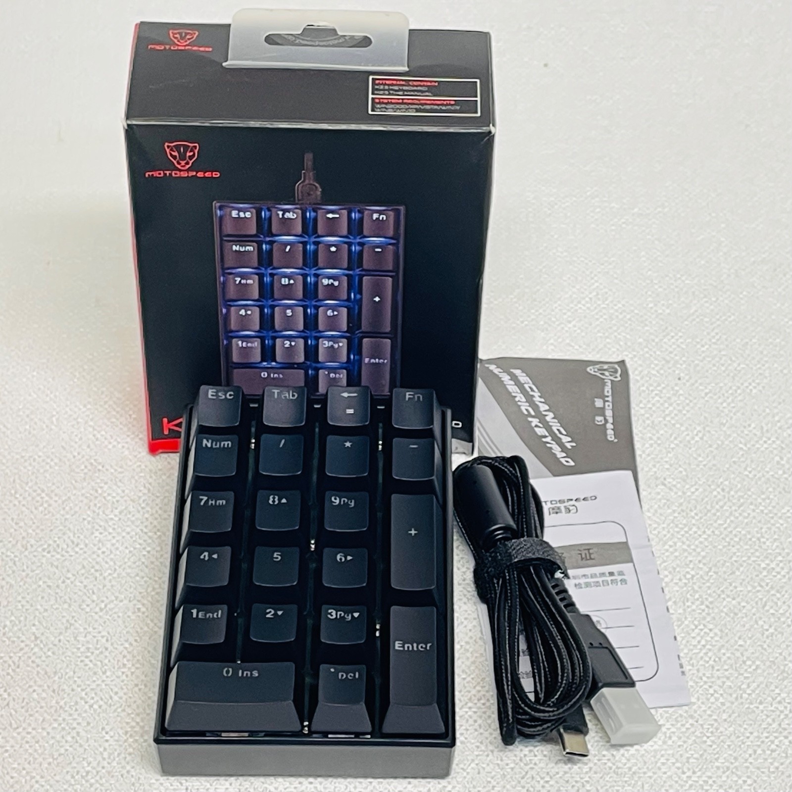 MOTOSPEED K23 Mechanical Numeric Keypad - 21 Keys - Gaming Keypad