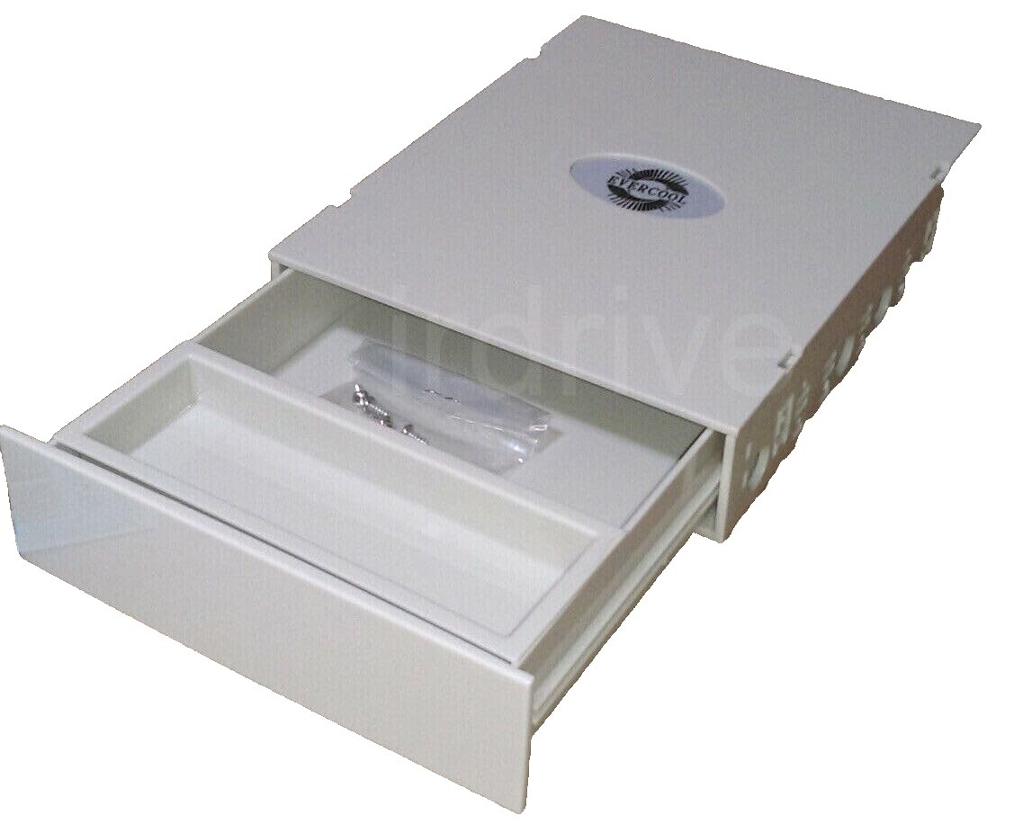 PC 5.25 Drive Bay DVD CD Storage Drawer Tray Molding Kit Box