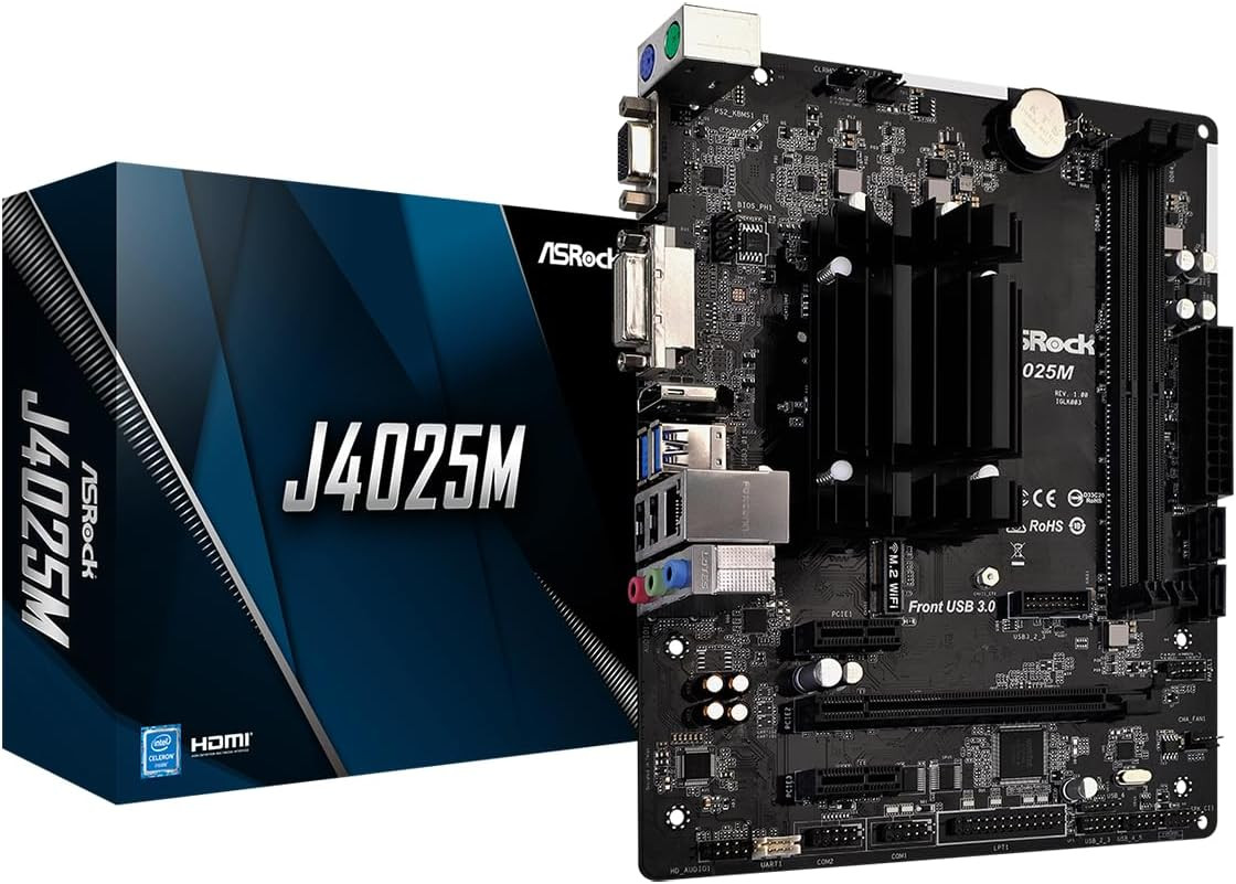 J4025M Intel® Dual-Core Processor J4025 (Up to 2.9 Ghz) Motherboard