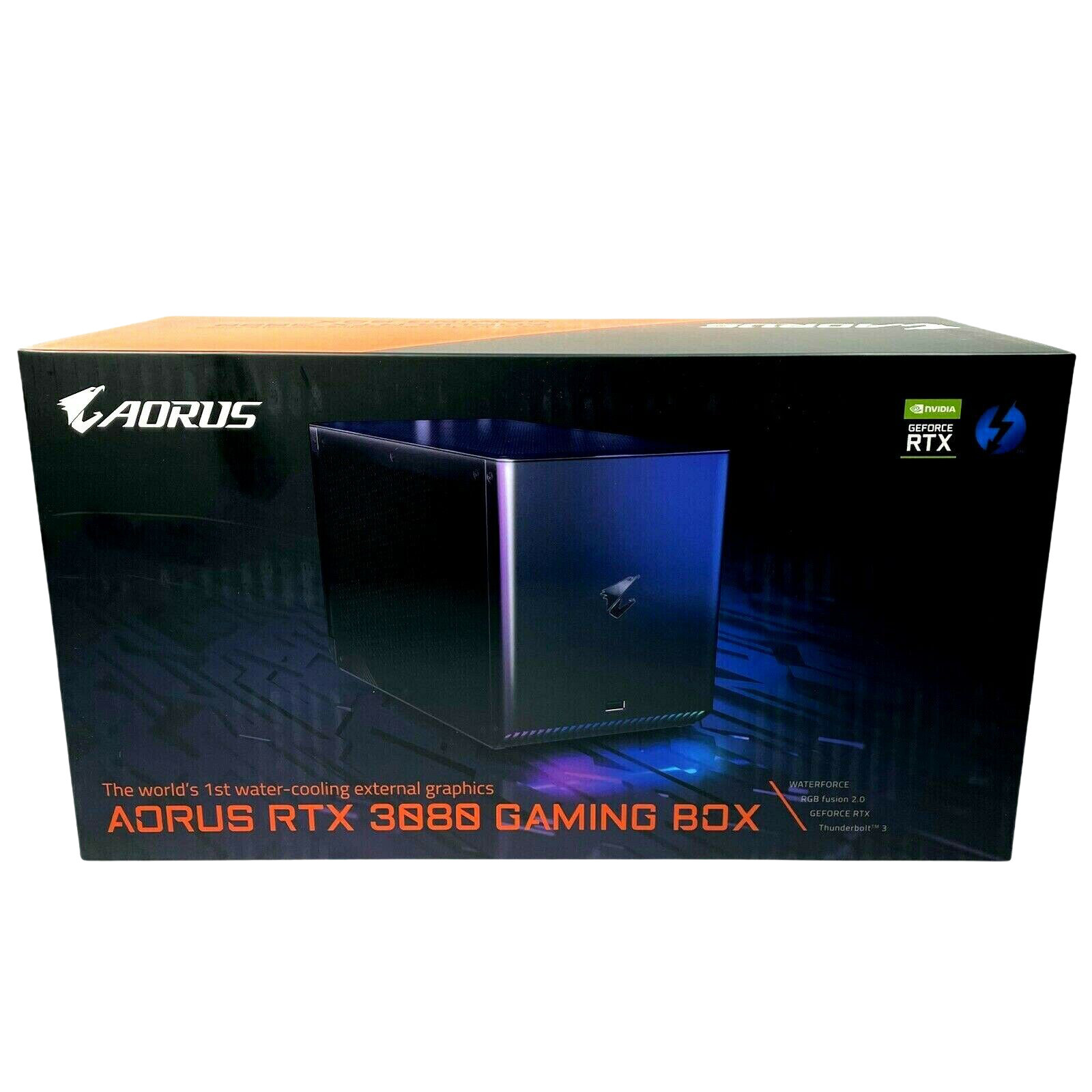 Gigabyte AORUS RTX 3080 Gaming Box External GPU, Waterforce cooling, 10 GB