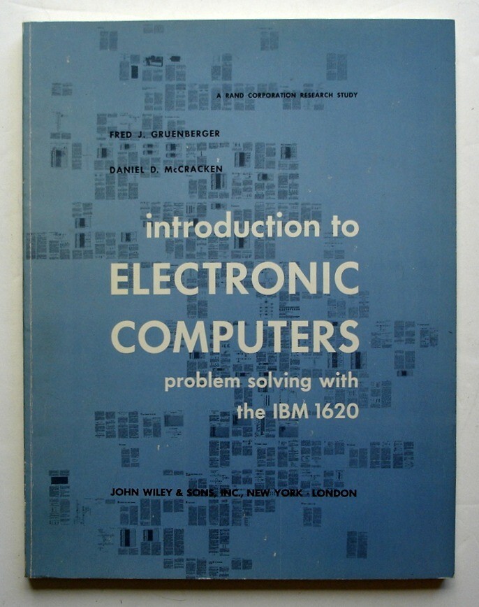 VTG 1966 Introduction to Electronic Computers: Problem Solving with the IBM 1620