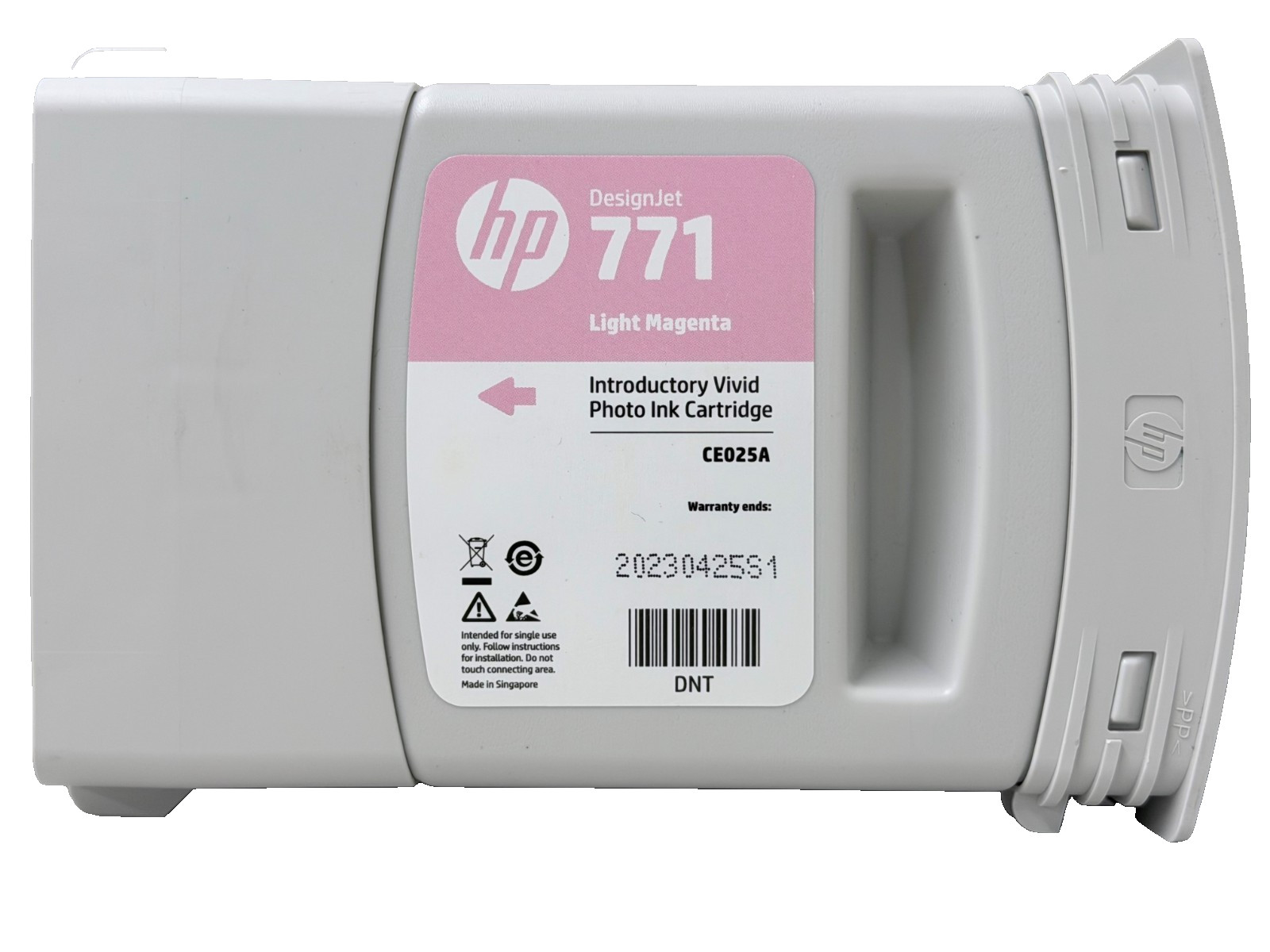 New Genuine HP 771 Light Magenta Ink Cartridge [Introductory]