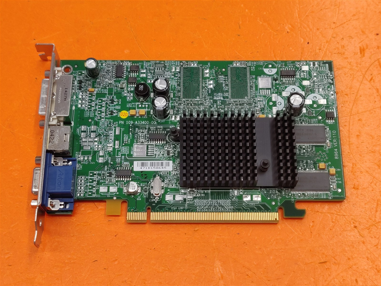 ⭐️⭐️⭐️⭐️⭐️ Graphics Video Card Dell 0F3988 ATI Radeon X300 128MB DDR PCIe x16