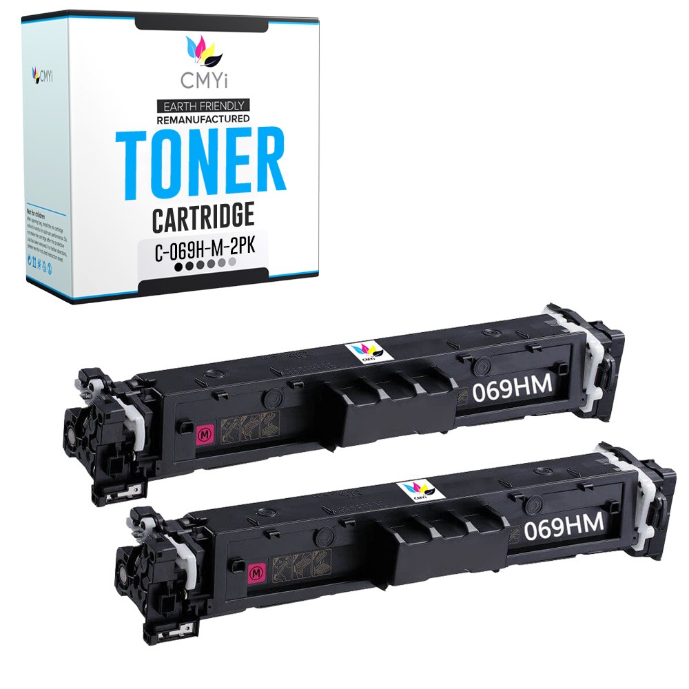 2X CMYi Replacement 069H Magenta Cartridges for Canon Color imageCLASS LBP674Cdw
