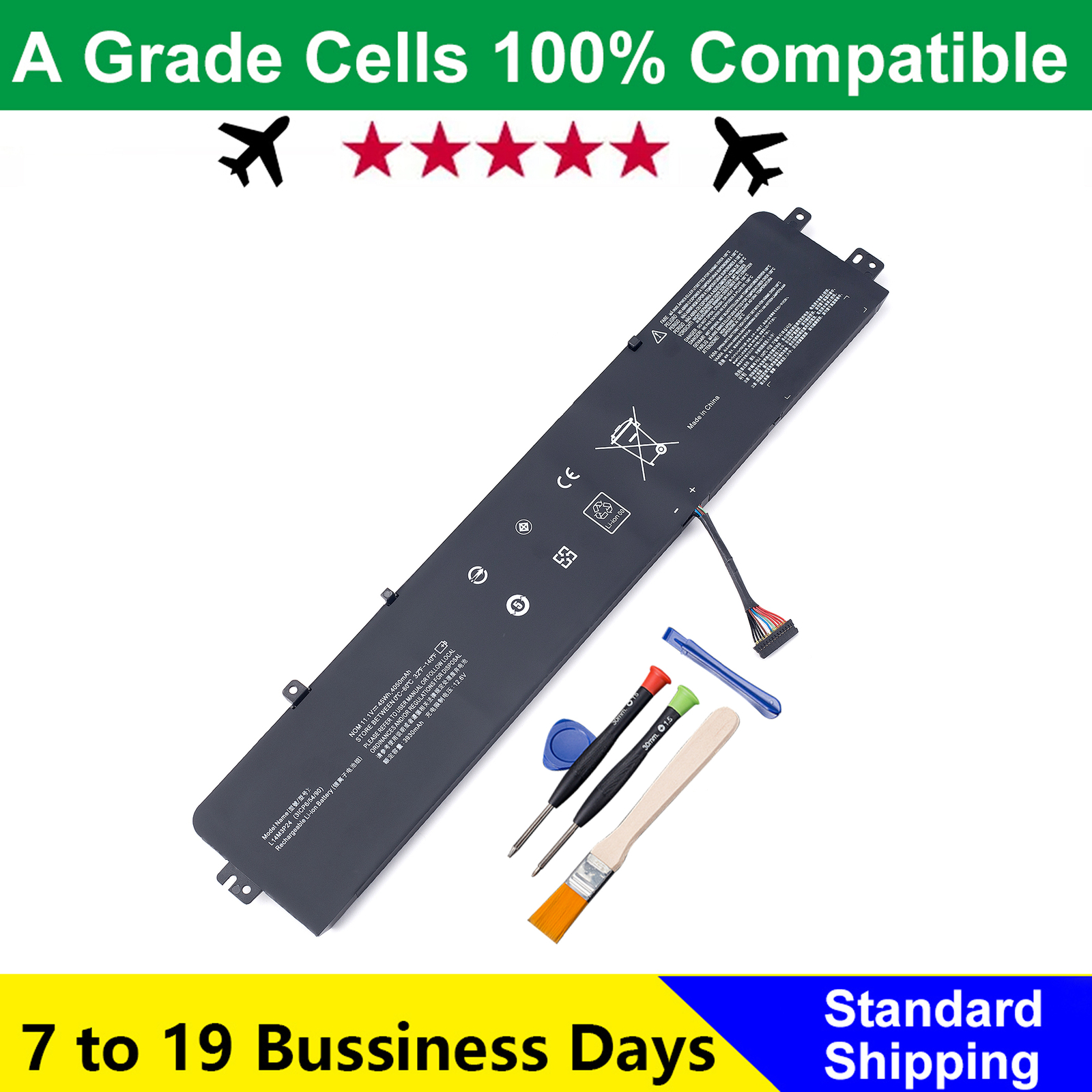 L14M3P24 L14S3P24 Battery For  	Ideapad 700-15ISK Y700-14ISK Legion Y520-15IKB