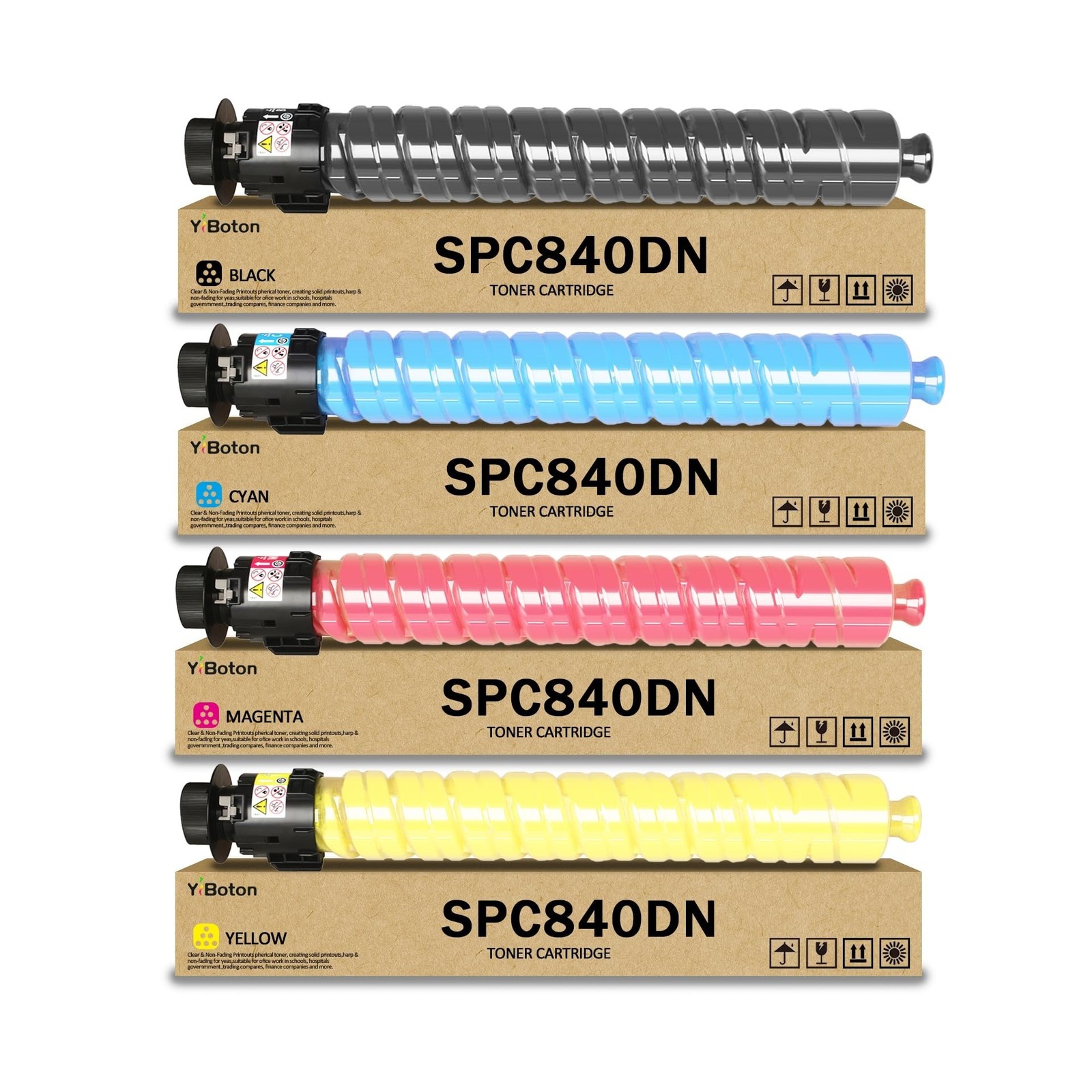 SPC840dn High Capacity Toner Cartridge Replacement 821255 821256 821257 82125...