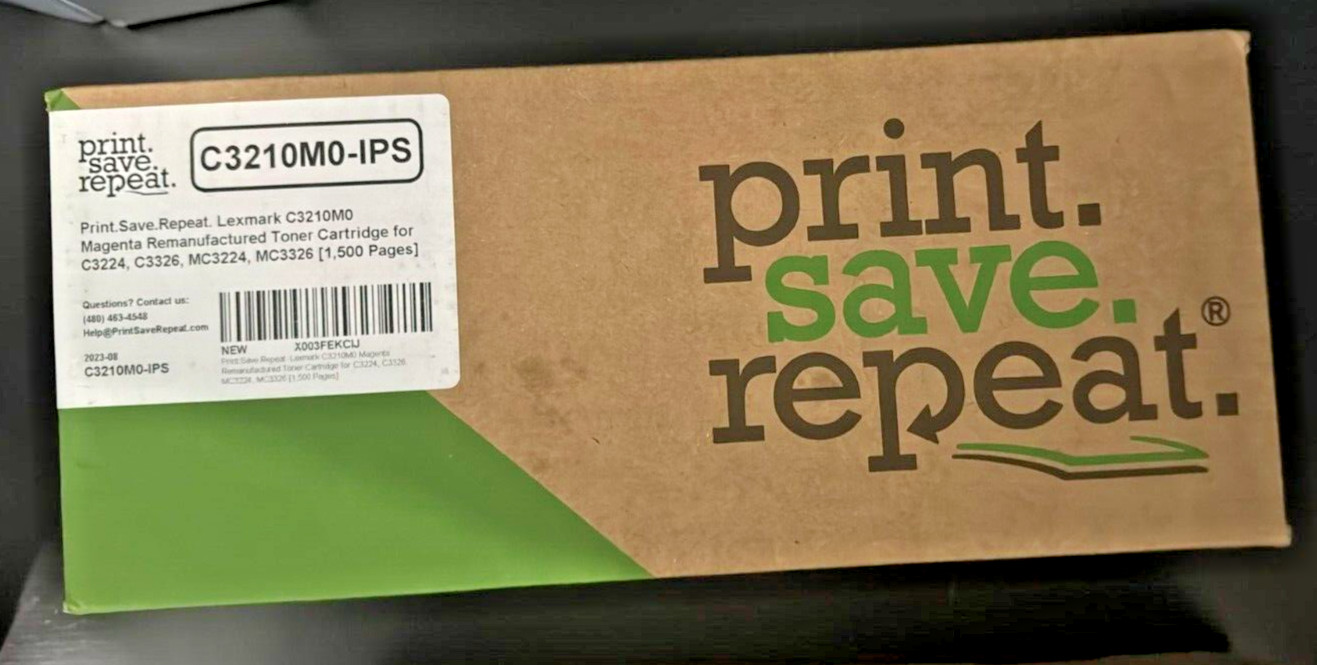 Print.Save.Repeat. Lexmark C3210M0 Magenta