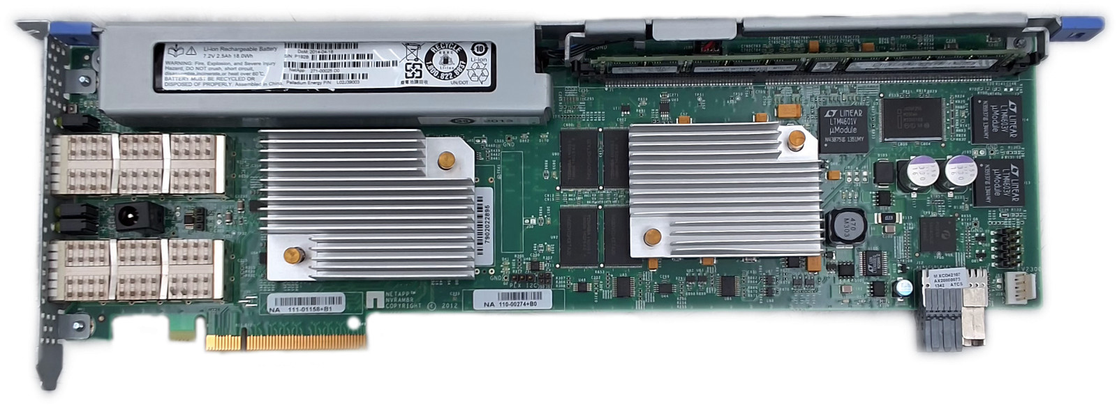 NetApp 110-00274+B0 4GB 2x QSFP Server Network Interface Card