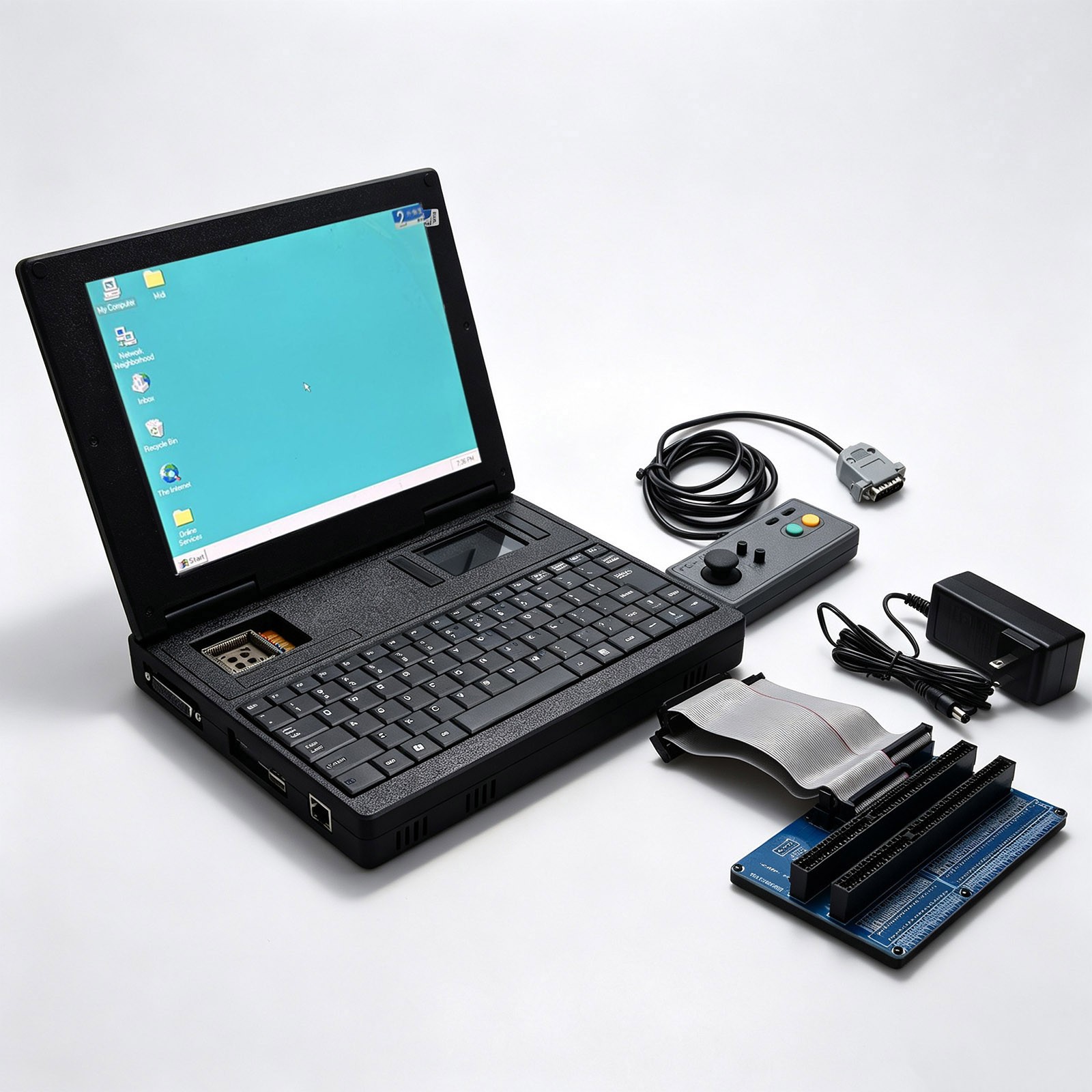 Retro 386SX-40MHz Handheld PC DOS with Adlib OPL3 Sound and Game Controller
