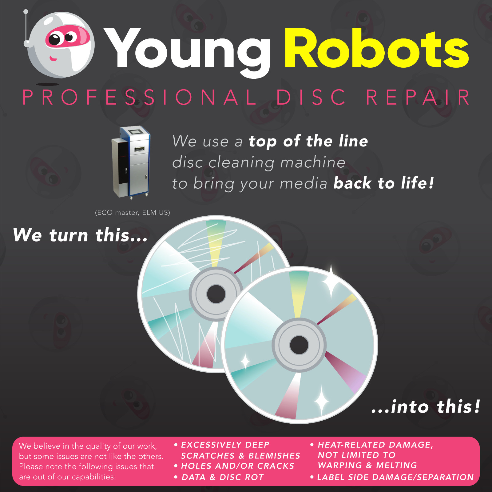 15 Video Game, Gamecube, CD DVD Blu-Ray Disc Repair Service - Remove Scratches