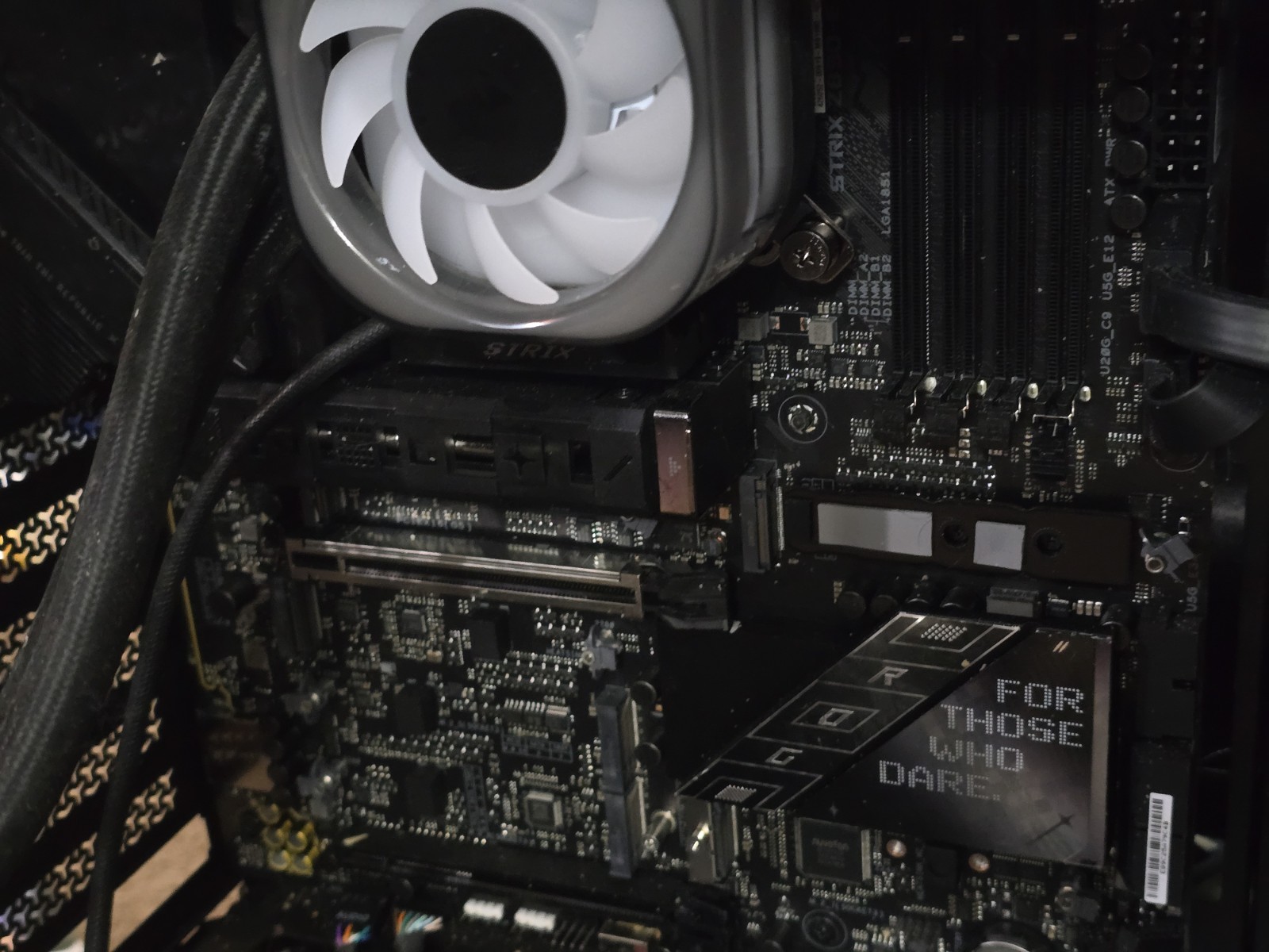 Intel Core 9 285k, ASUS Z890-e Mobo With Titan X360 Liquid Cooler W/ CPU Fan Top