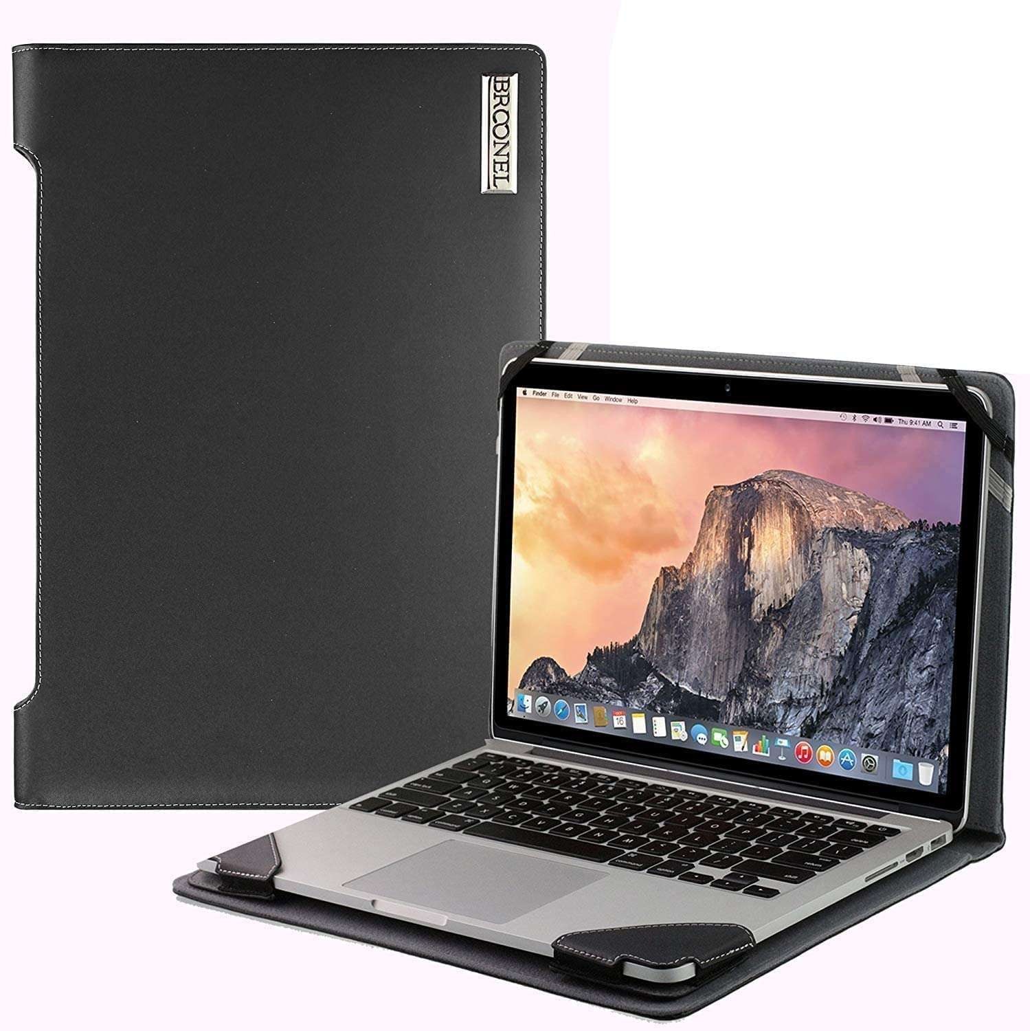 Broonel Black Profile Case For Fujitsu Tablet Lifebook T938 13.3" Lifebook T938