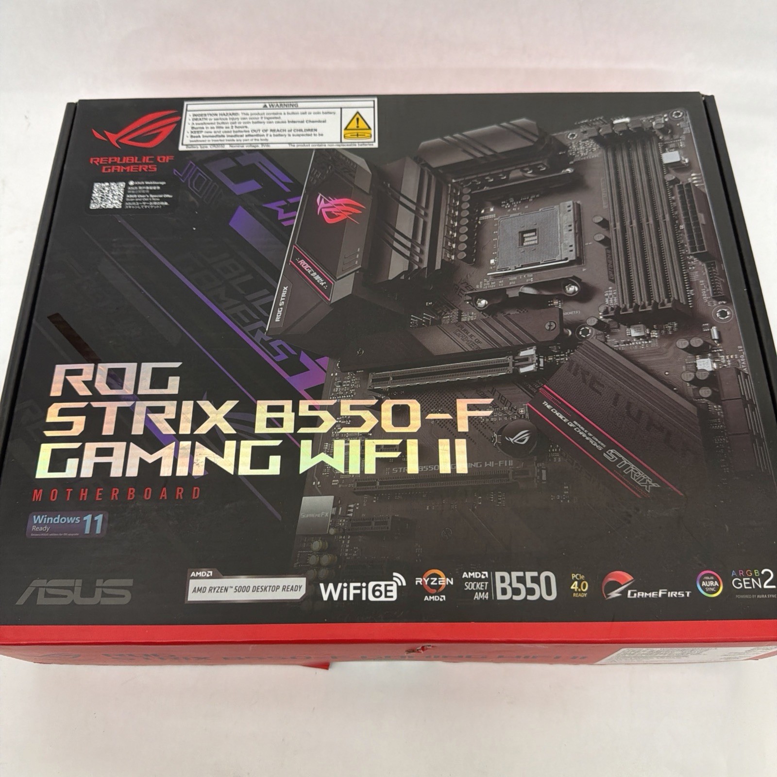 ASUS ROG Strix B550-F Gaming WiFi II Motherboard - BRAND NEW & SEALED