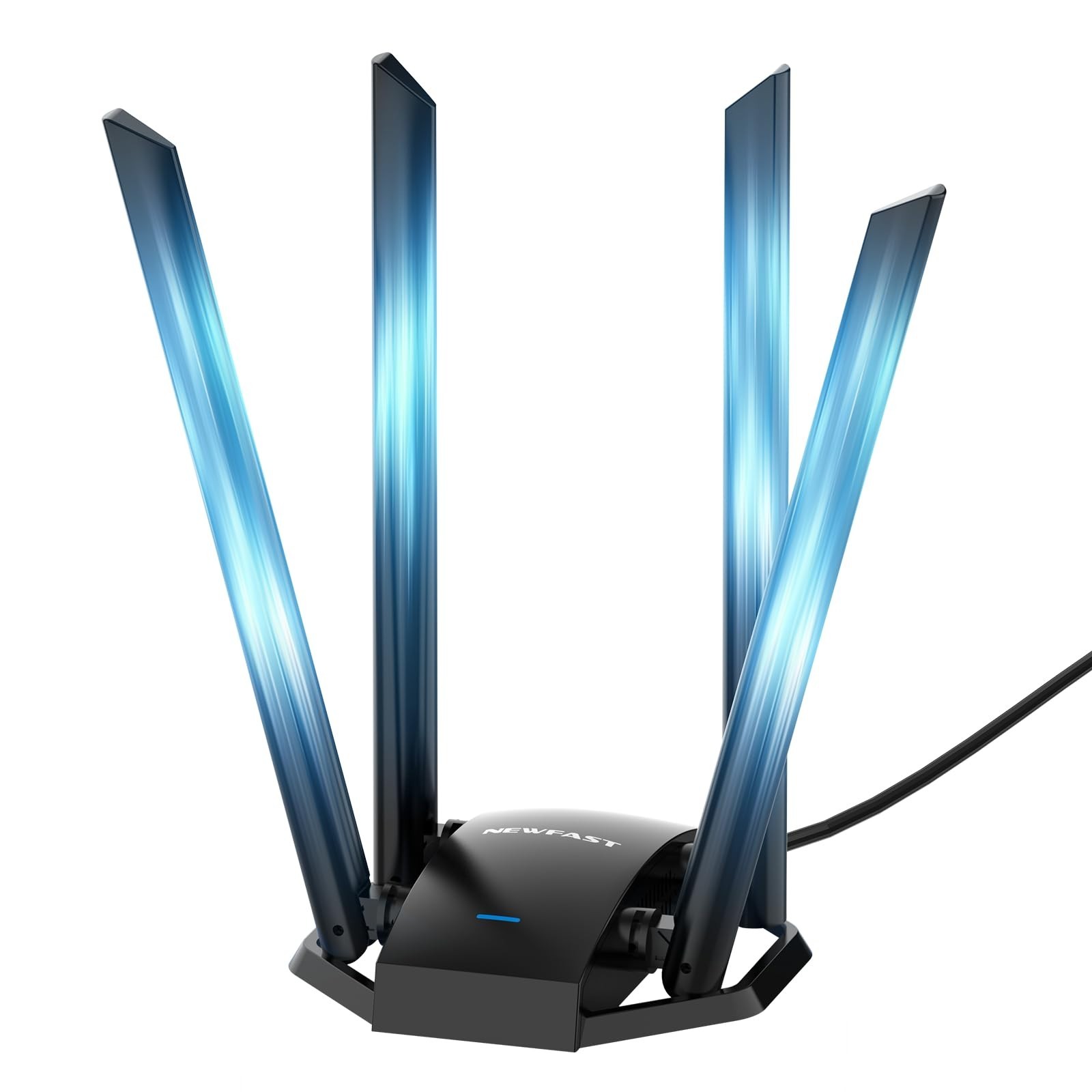 NEWFAST AC1300 USB WiFi Adapter USB 3.0 Dual Band MU-MIMO Open Box