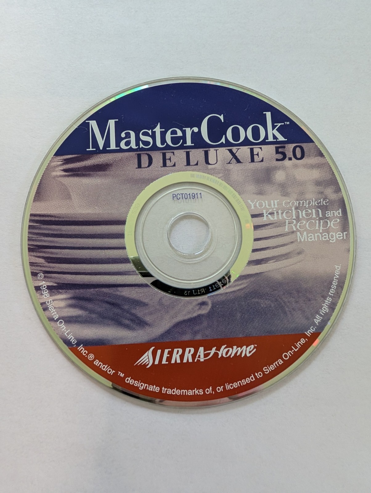 Master Cook Deluxe 5.0 - Your Complete Kitchen & Recipe Manager 1998 Cd Rom