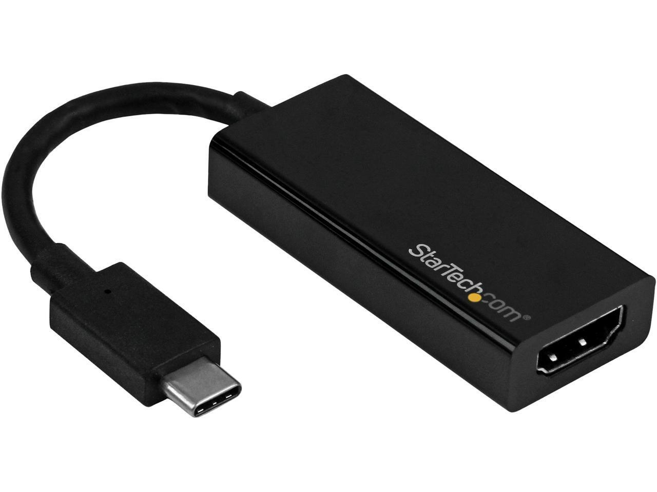 StarTech.com CDP2HD4K60 USB C to HDMI Adapter - 4K 60Hz - Thunderbolt 3 Compatib