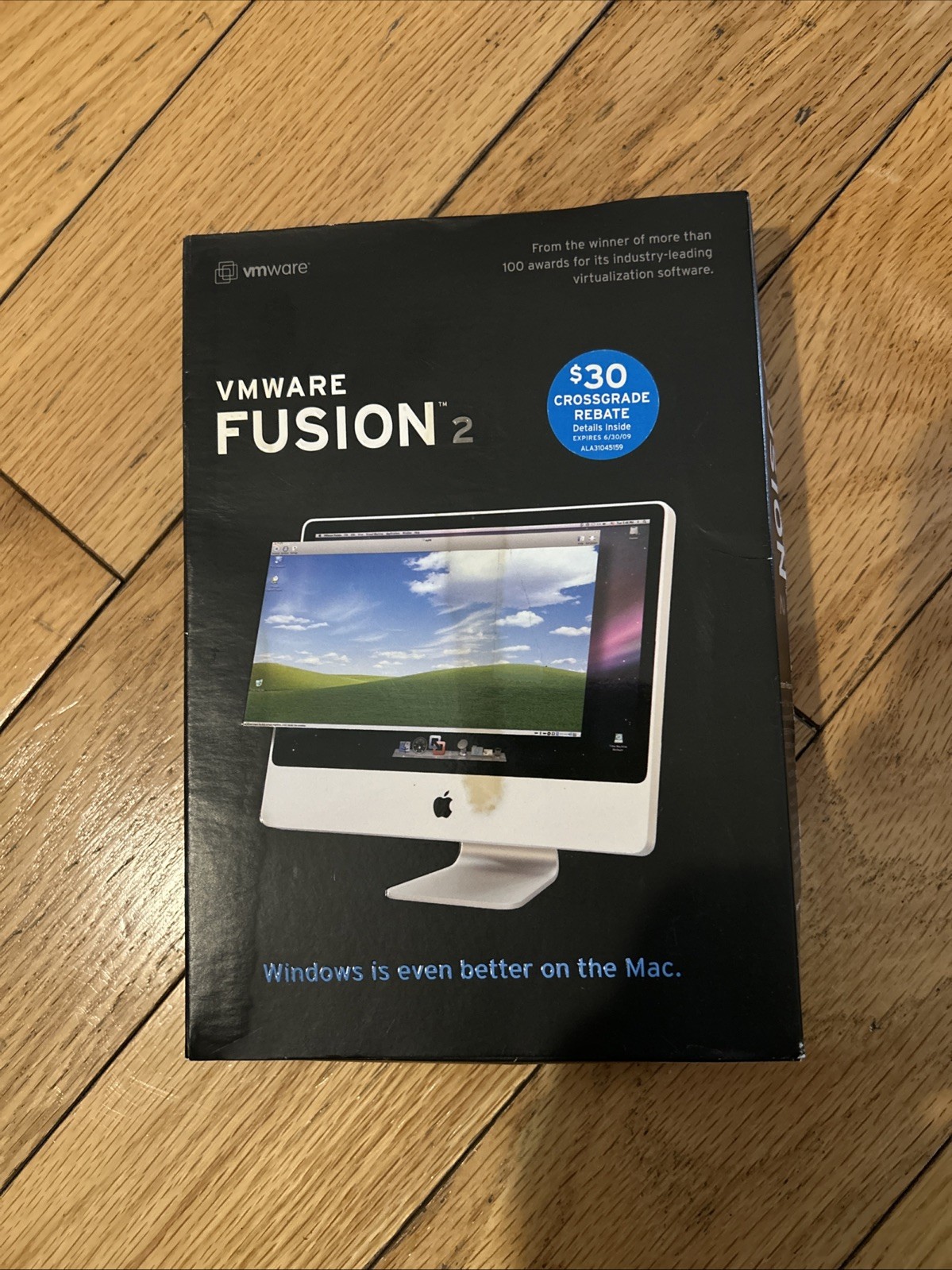 Vmware Fusion 2 "Windows Is Even Better On The Mac" Sealed New Box Bent