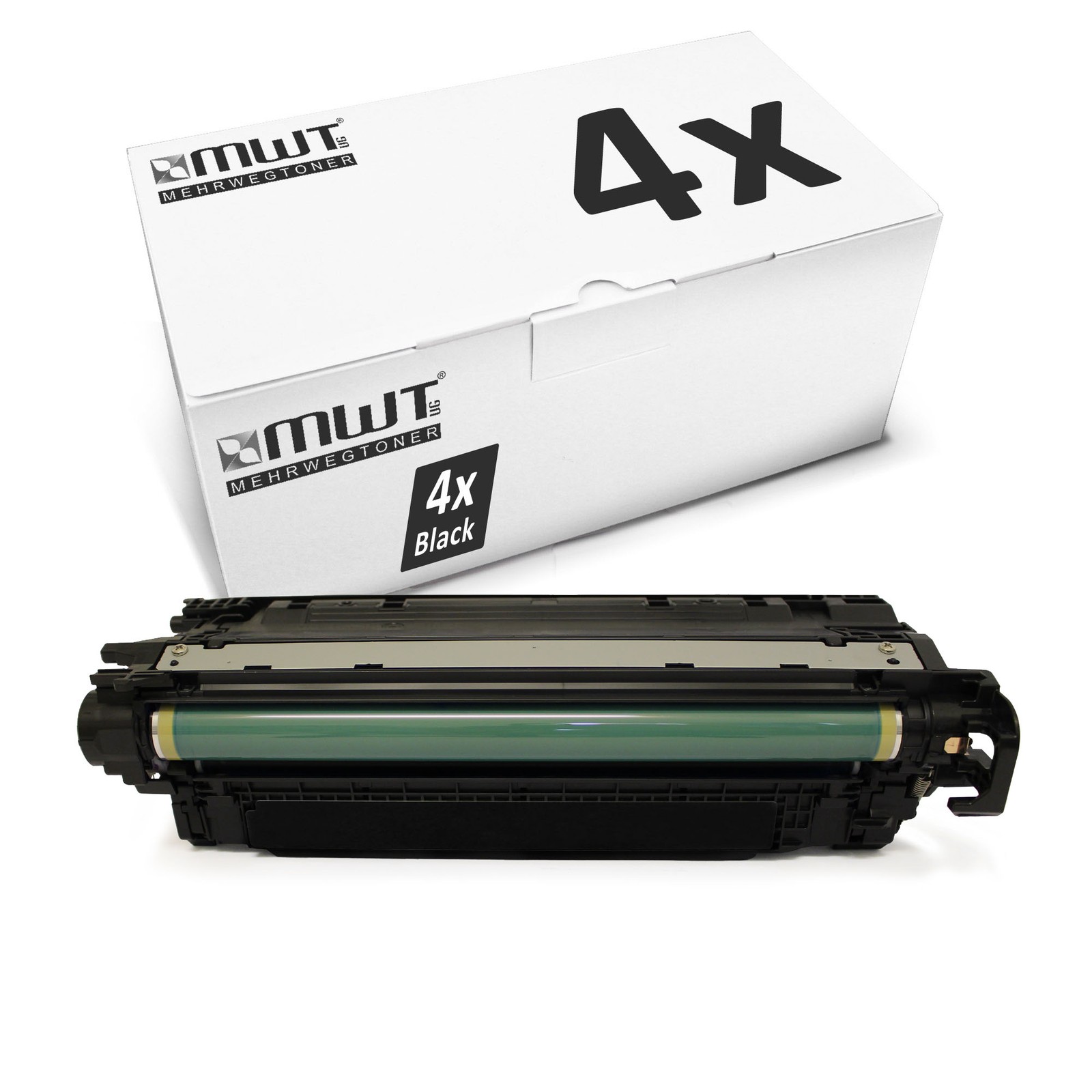4x MWT Compatible BLACK Toner Cartridge For HP CP-5225-DN CP-5225-N