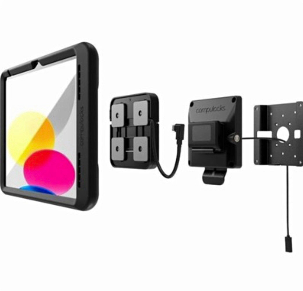 NEW Compulocks PowerMove Docking Station Wall Mount for iPad 10th Gen 10.9 Black