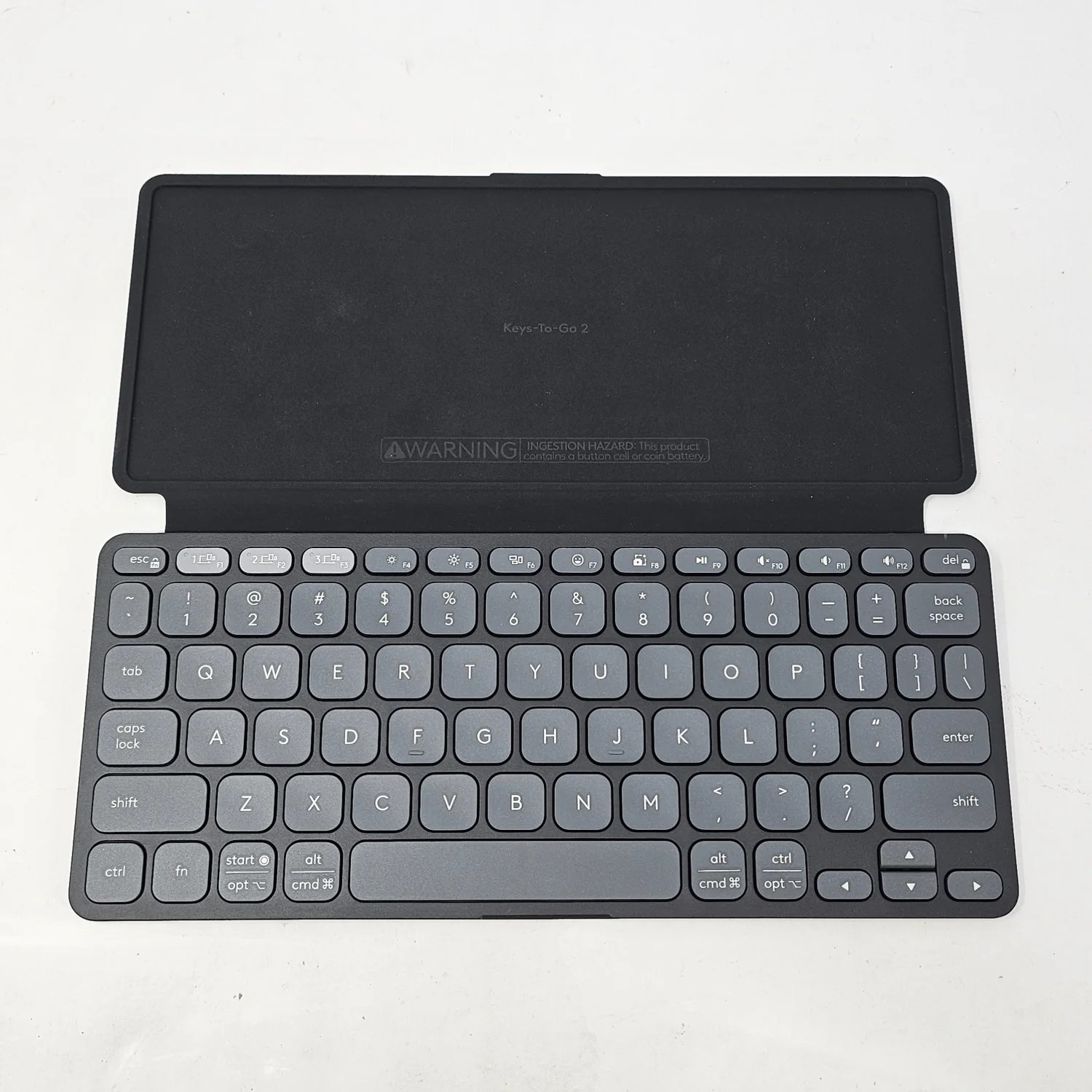 Logitech Keys-To-Go 2 Wireless Bluetooth Keyboard Gray YR0100 Slim Portable