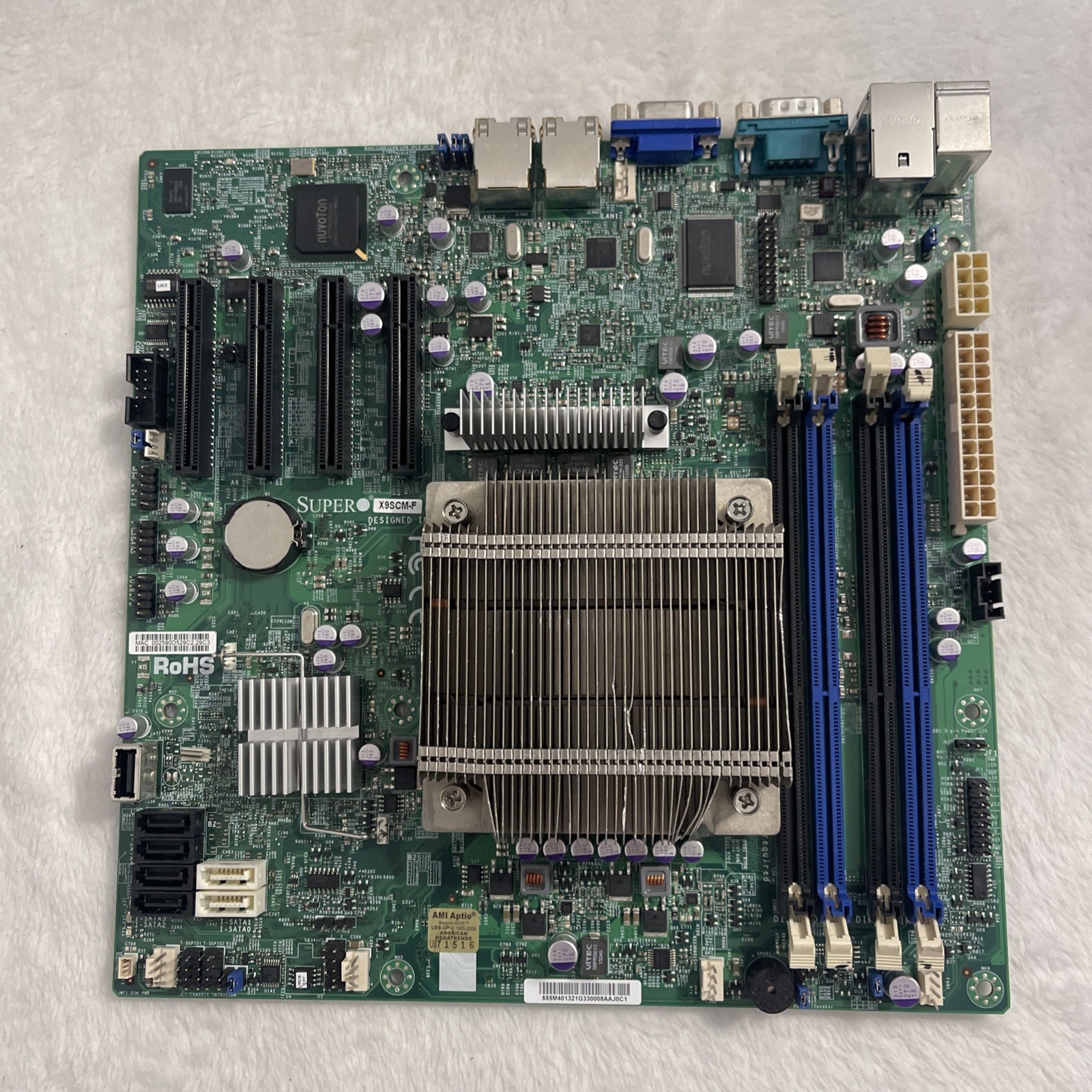 Super Micro Computer X9SCM-F, LGA 1155, Intel (MBD-X9SCM-F -B) Motherboard