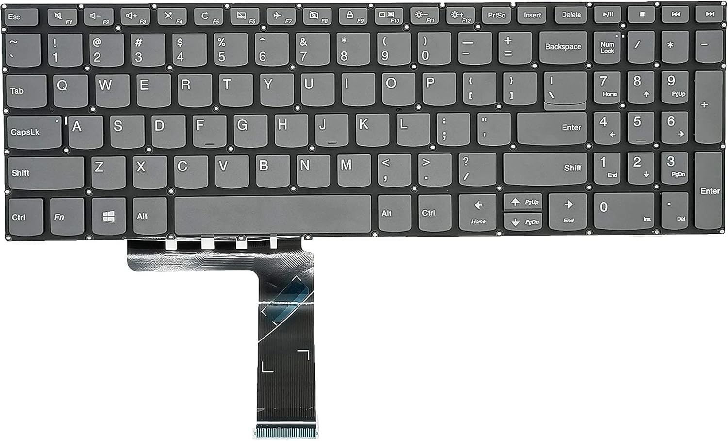 Replacement Keyboard for Lenovo ideapad 3-15IIL05 3-15ADA05 3-15ARE05 3-15IGL05,