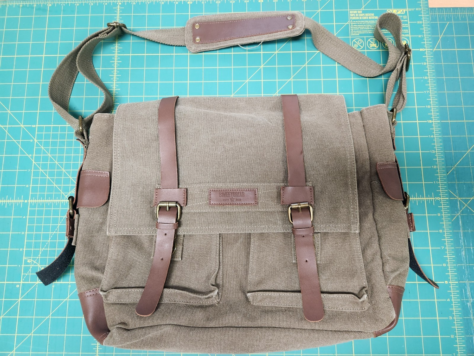 Sweetbriar Computer/Briefcase Messenger Bag, Protects Laptops Up To 15.6”