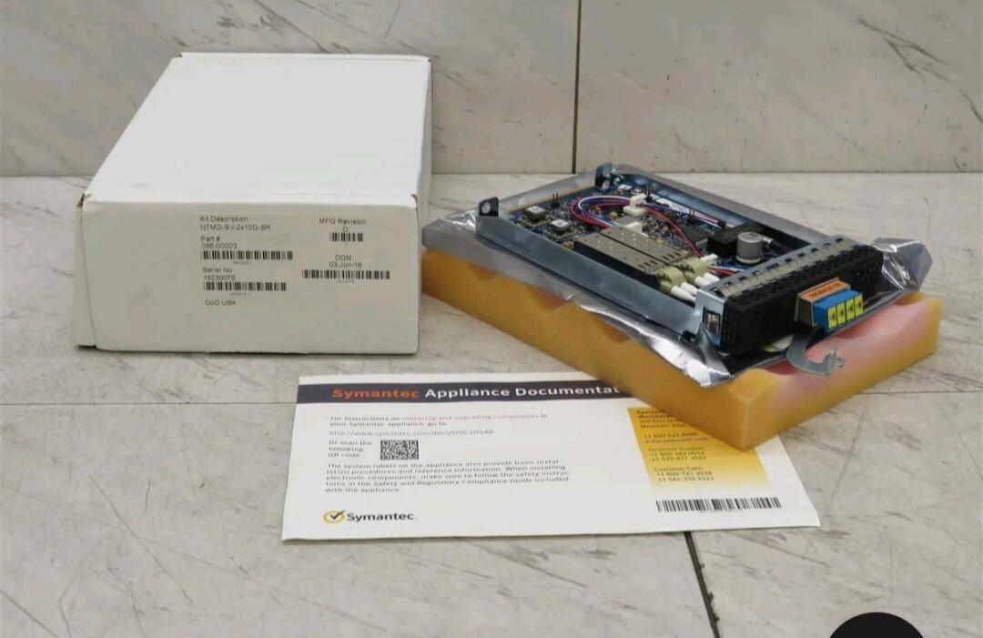 NEW BlueCoat Symantec 10GBASE Optical Network Expansion Module NTMD-SV-2x10G-SR