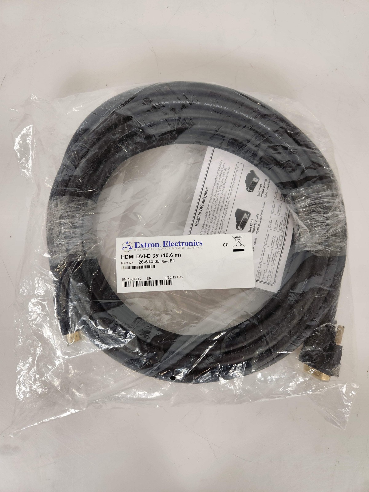 Extron Electronics HDMI to DVI-D 35' Cable